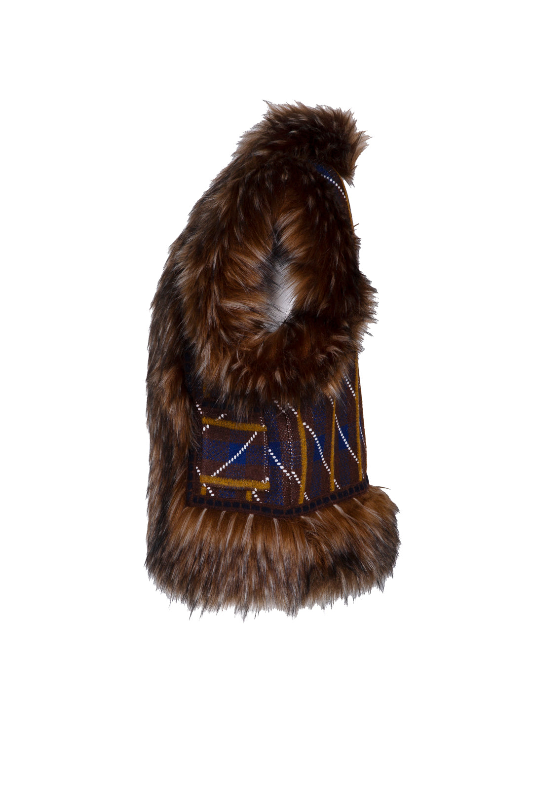ANTOINETTE BROWN STRIPED VEST