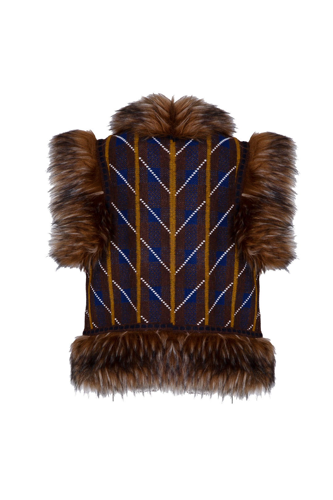 ANTOINETTE BROWN STRIPED VEST