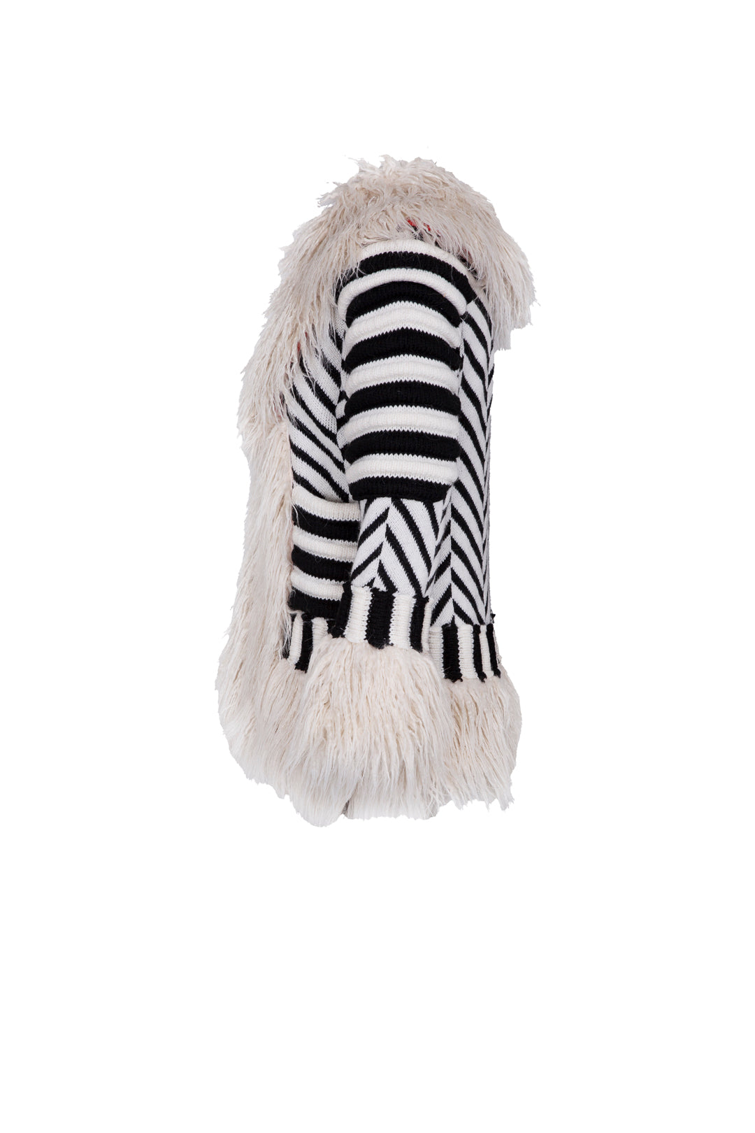 ELEONORE OFF-WHITE SHORT ALPACA COAT