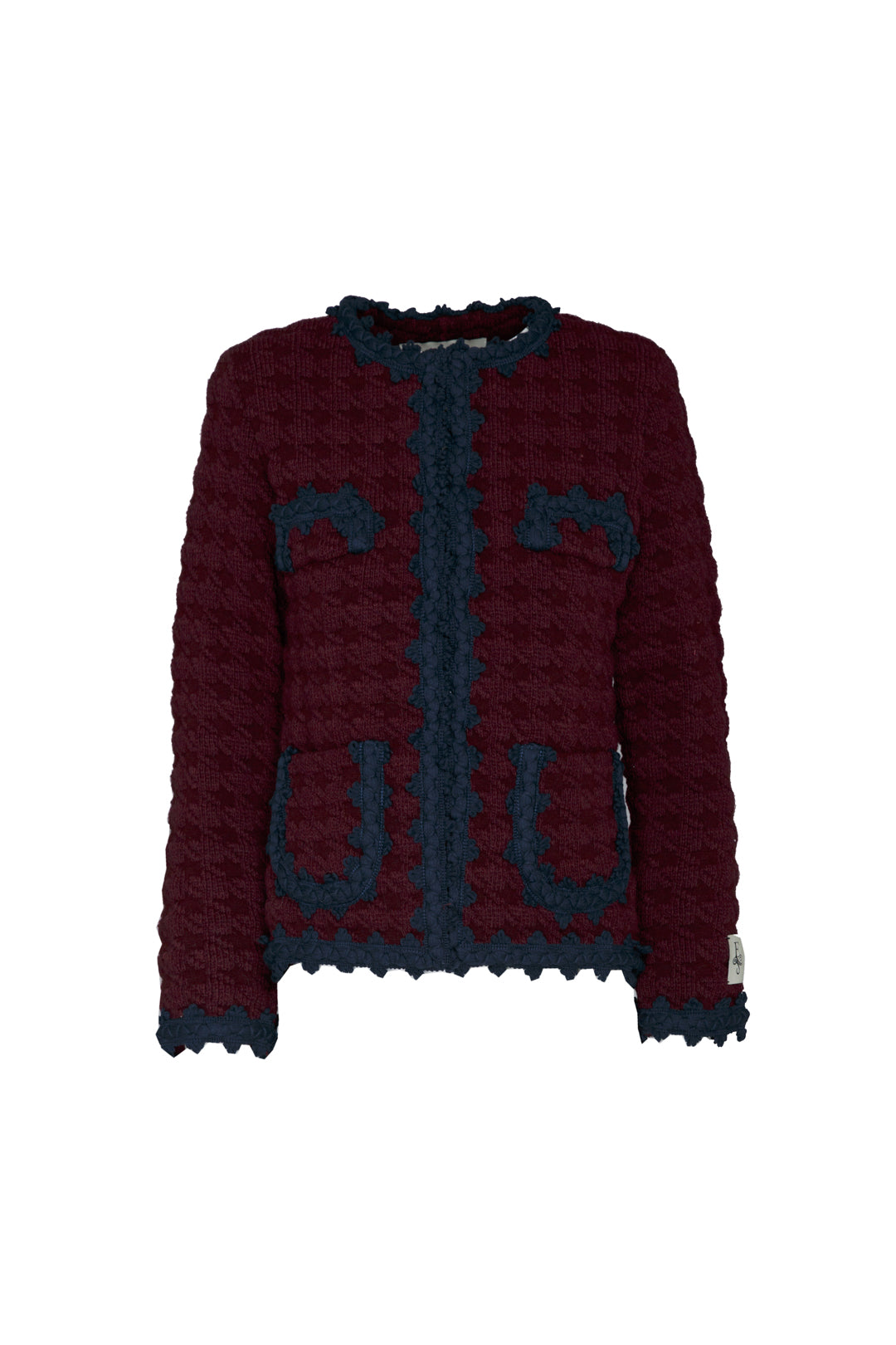 VIOLETTE SHORT GARNET JACKET