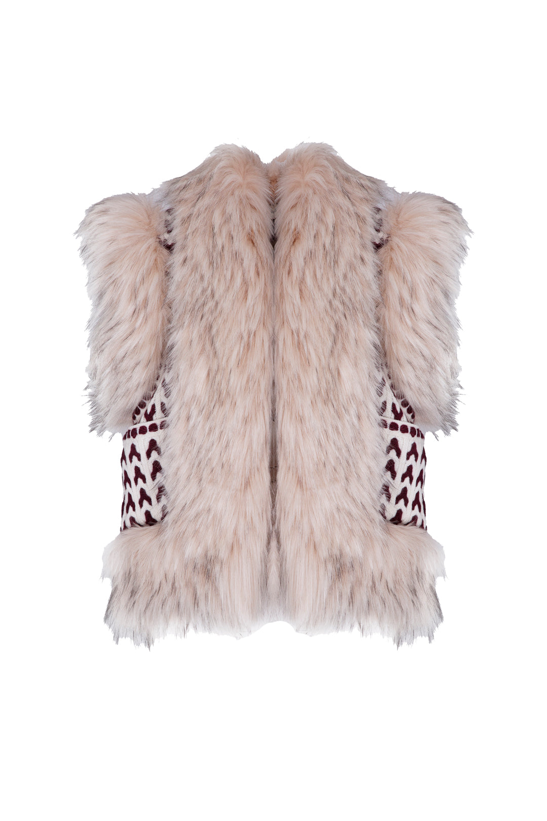 NICOLETTE BICOLOR RAW ETHNIC VEST