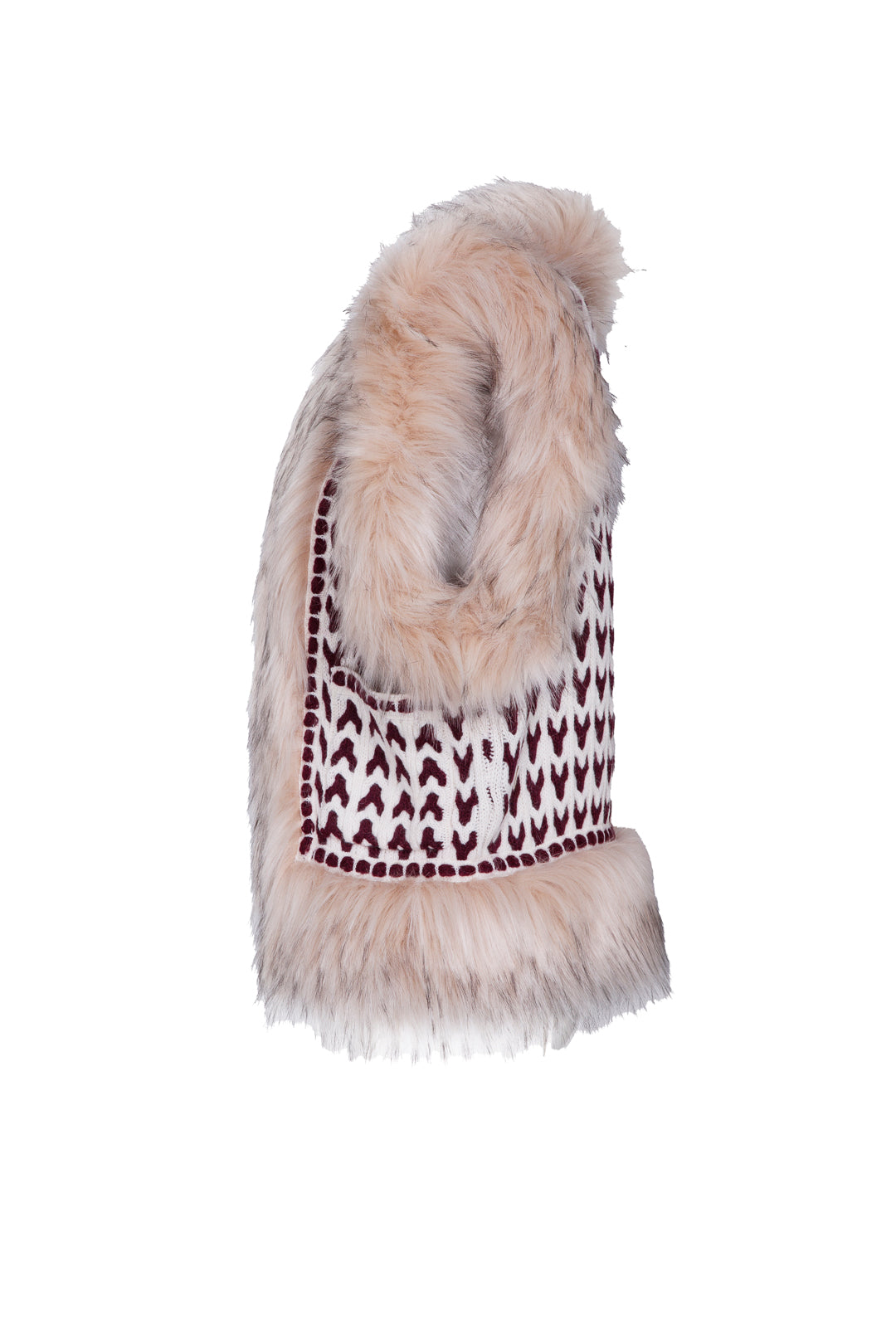 NICOLETTE BICOLOR RAW ETHNIC VEST
