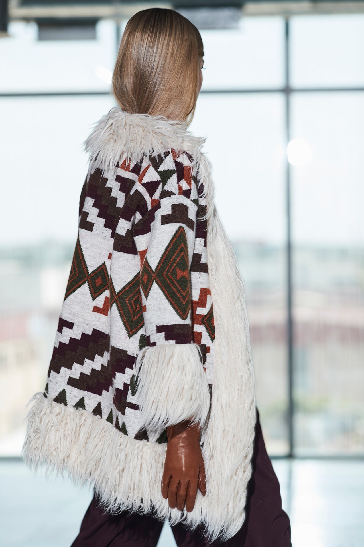 RENEE BEIGE ETHNIC COAT