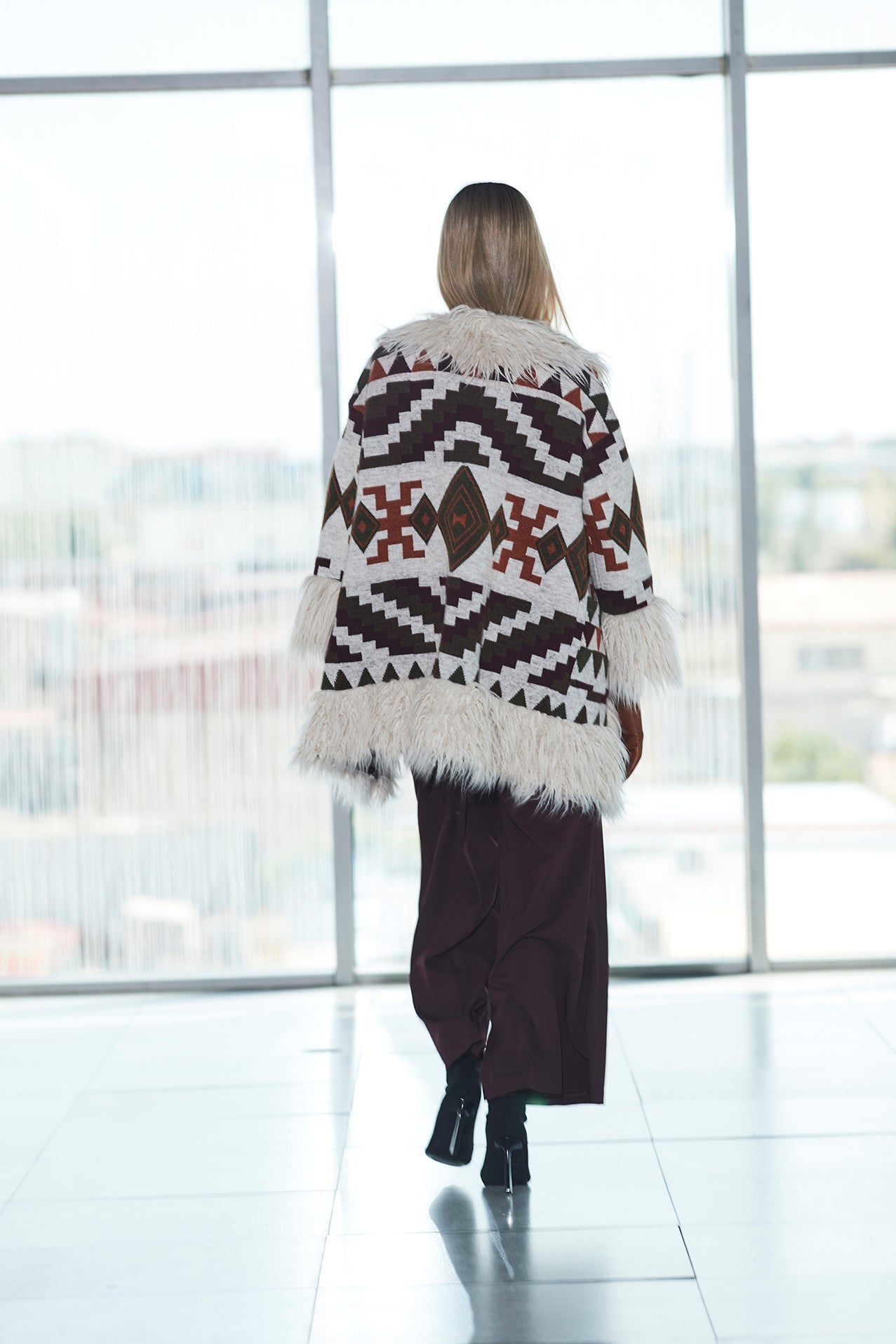 RENEE BEIGE ETHNIC COAT