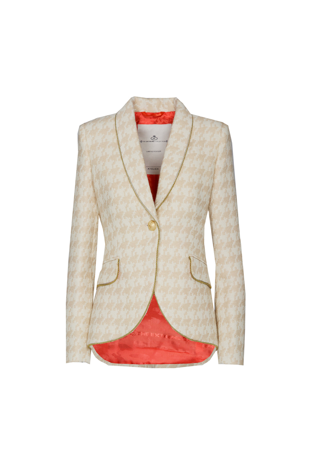 ARENA HONORE HOUNDSTOOTH BLAZER