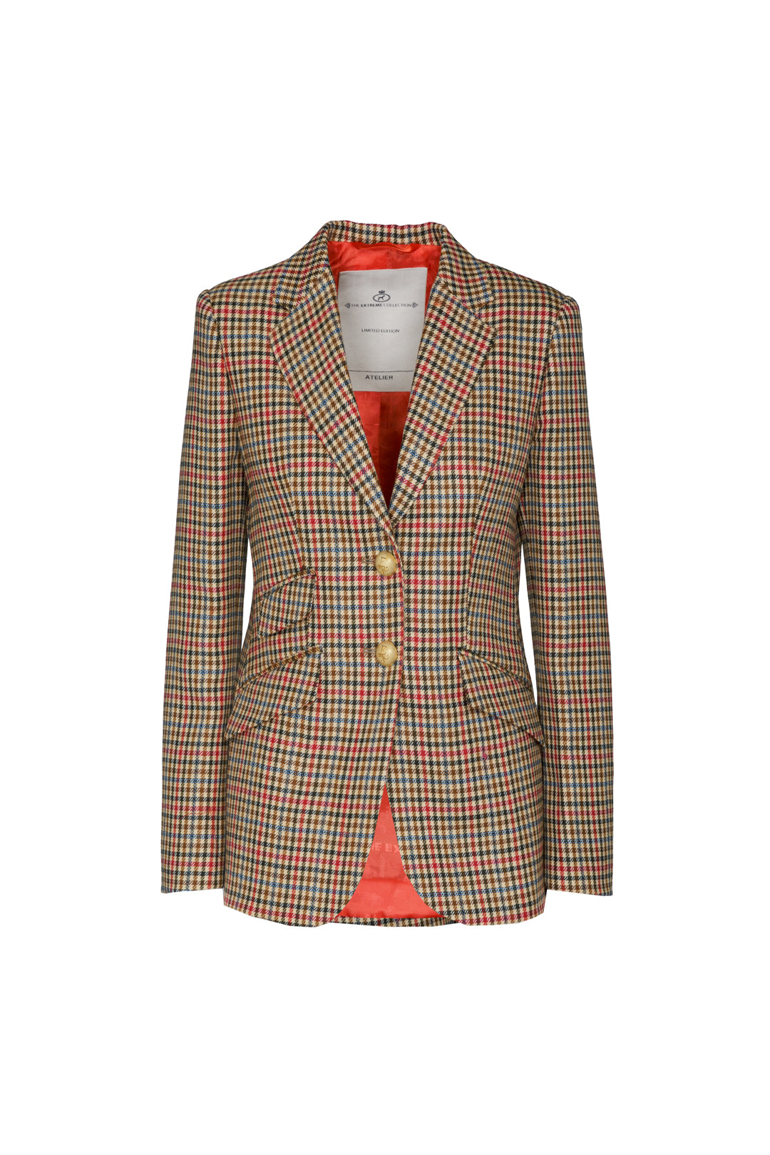 MAC HARDY CARAMEL CHECK BLAZER