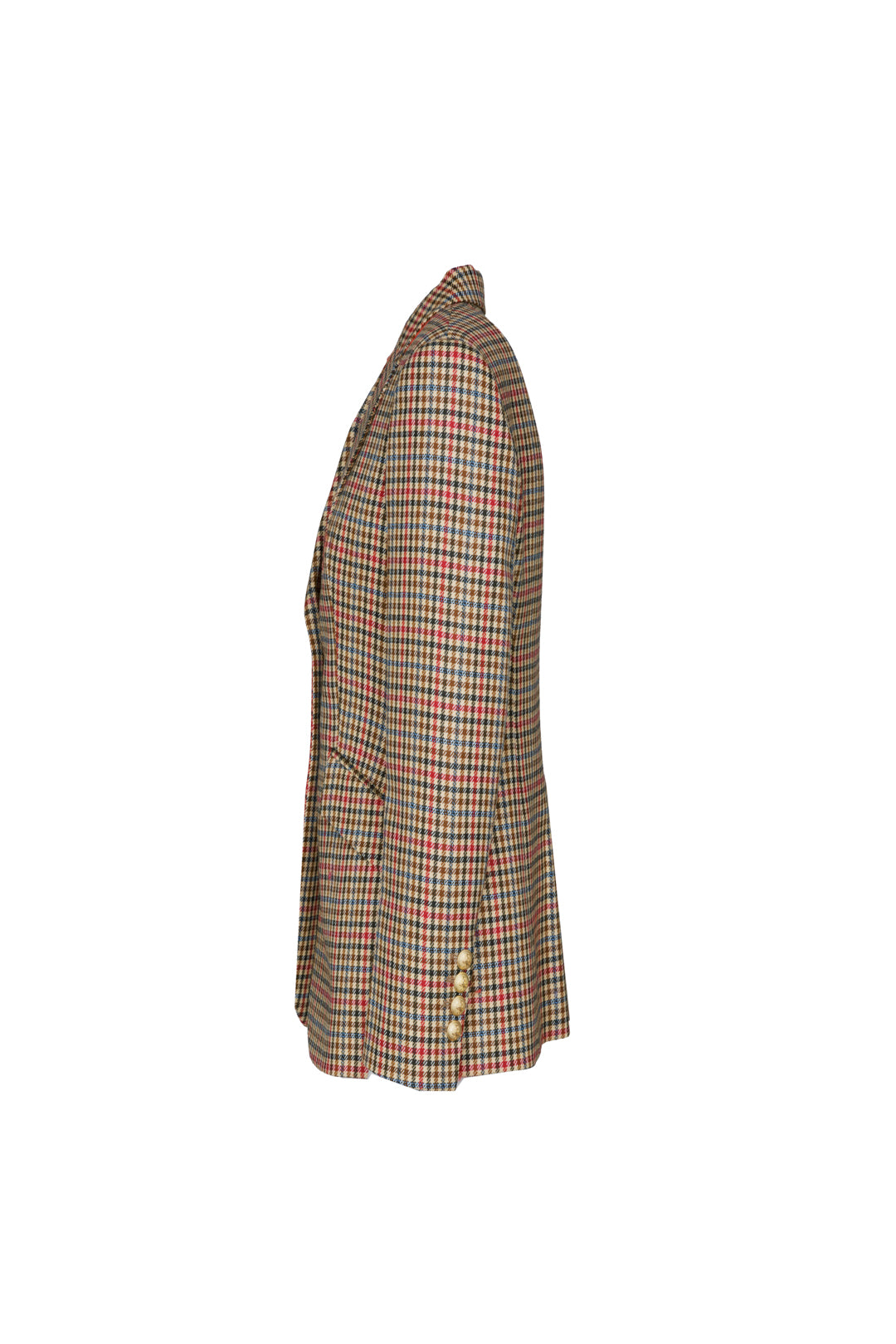 MAC HARDY CARAMEL CHECK BLAZER