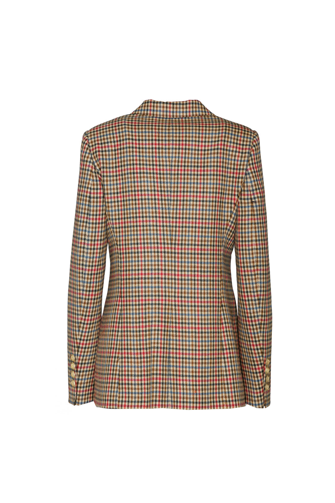 MAC HARDY CARAMEL CHECK BLAZER