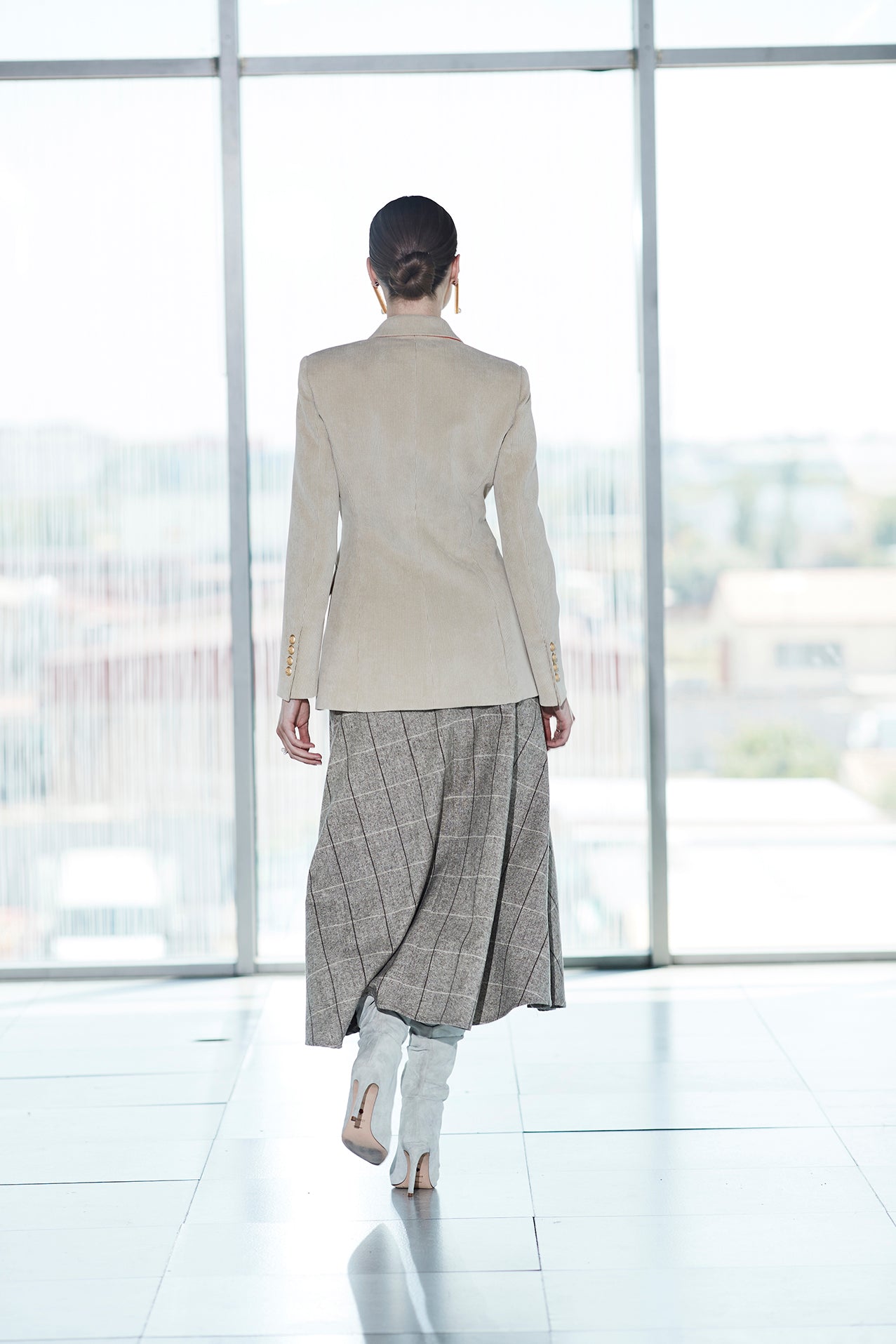 CASILDA 05 SAND CORDUROY BLAZER