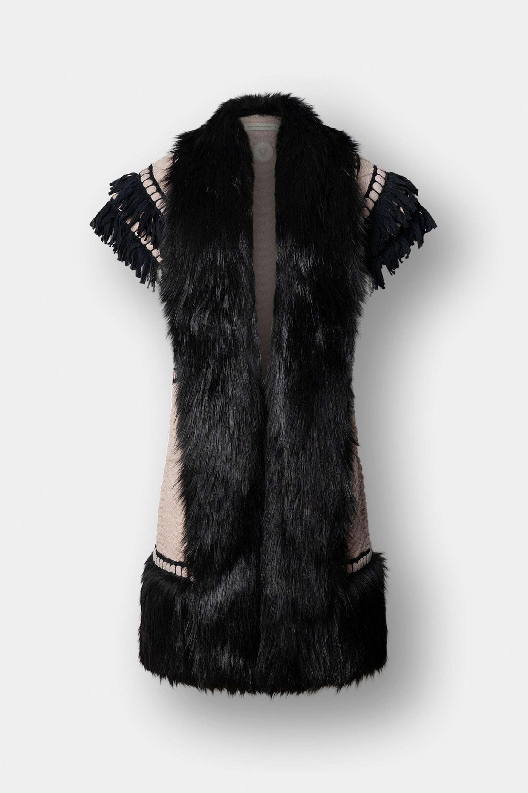 Edward Long Pink Faux Fur Vest - Limited Edition
