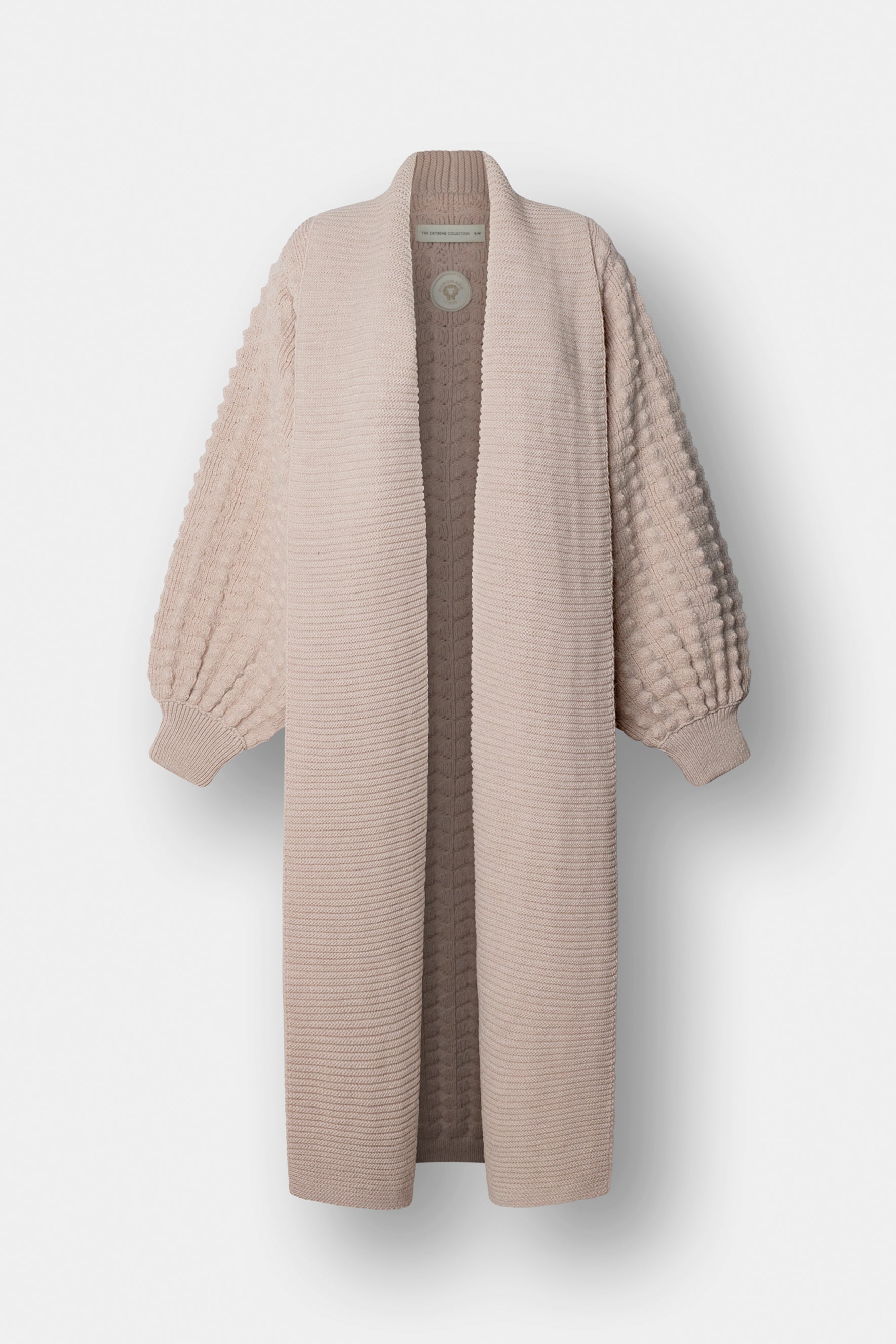Dominic Long Pink Knit Cardigan - Limited Edition