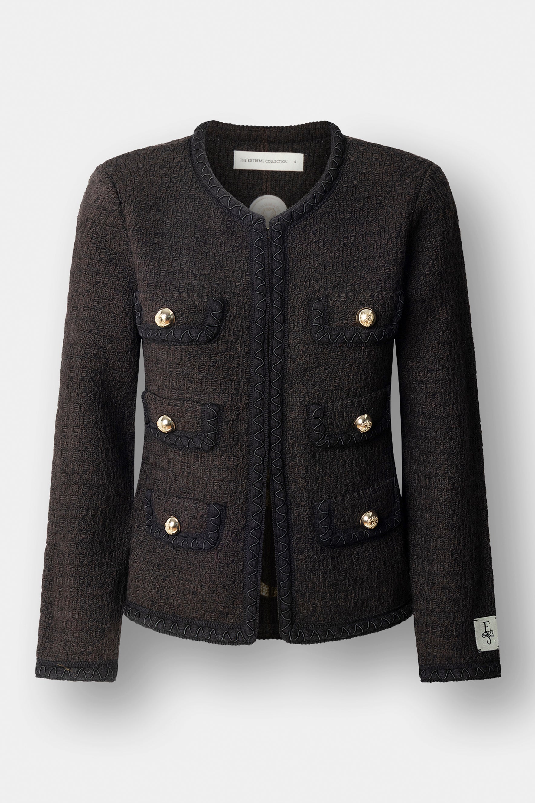 Preston Brown Knit Jacket - Limited Edition