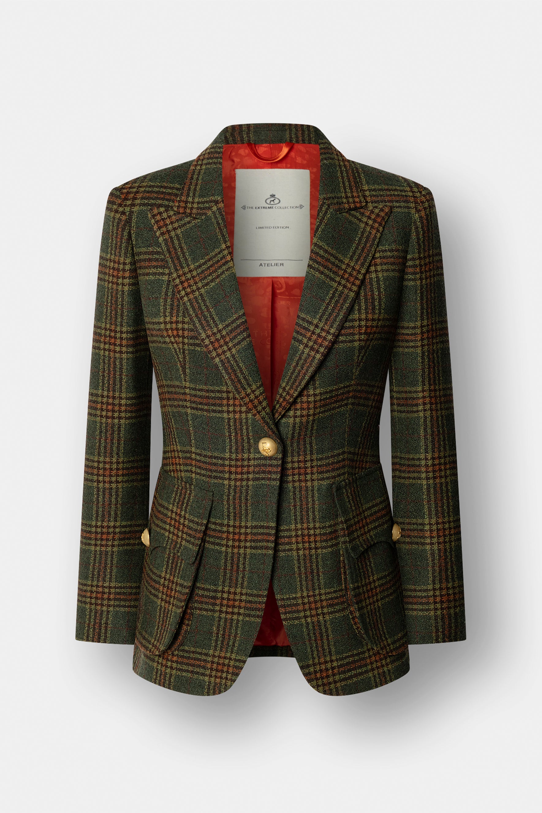 Grant Checked Wool Blazer - Limited Edition