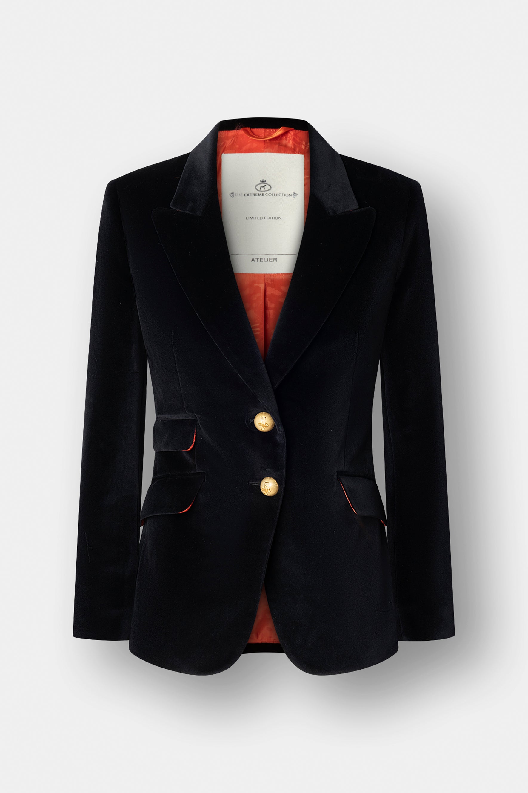 Oliva Black Velvet Blazer - Limited Edition