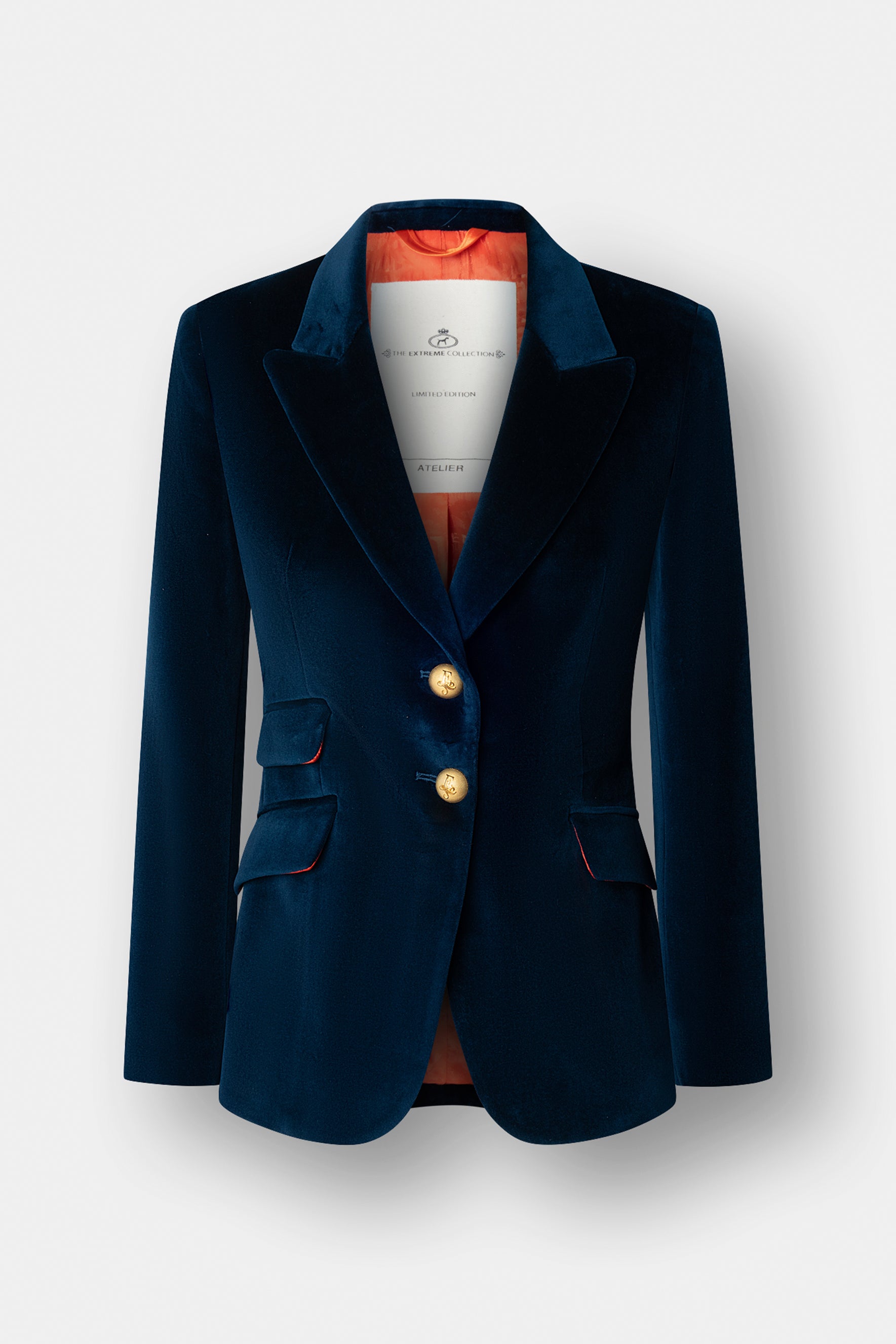Oliva Blue Velvet Blazer - Limited Edition