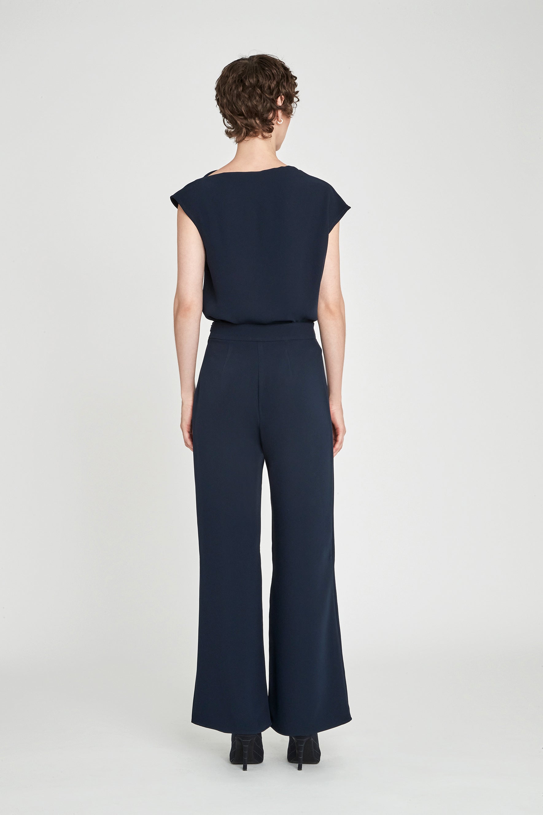 BENEDETTA INDIGO ASYMMETRICAL TOP