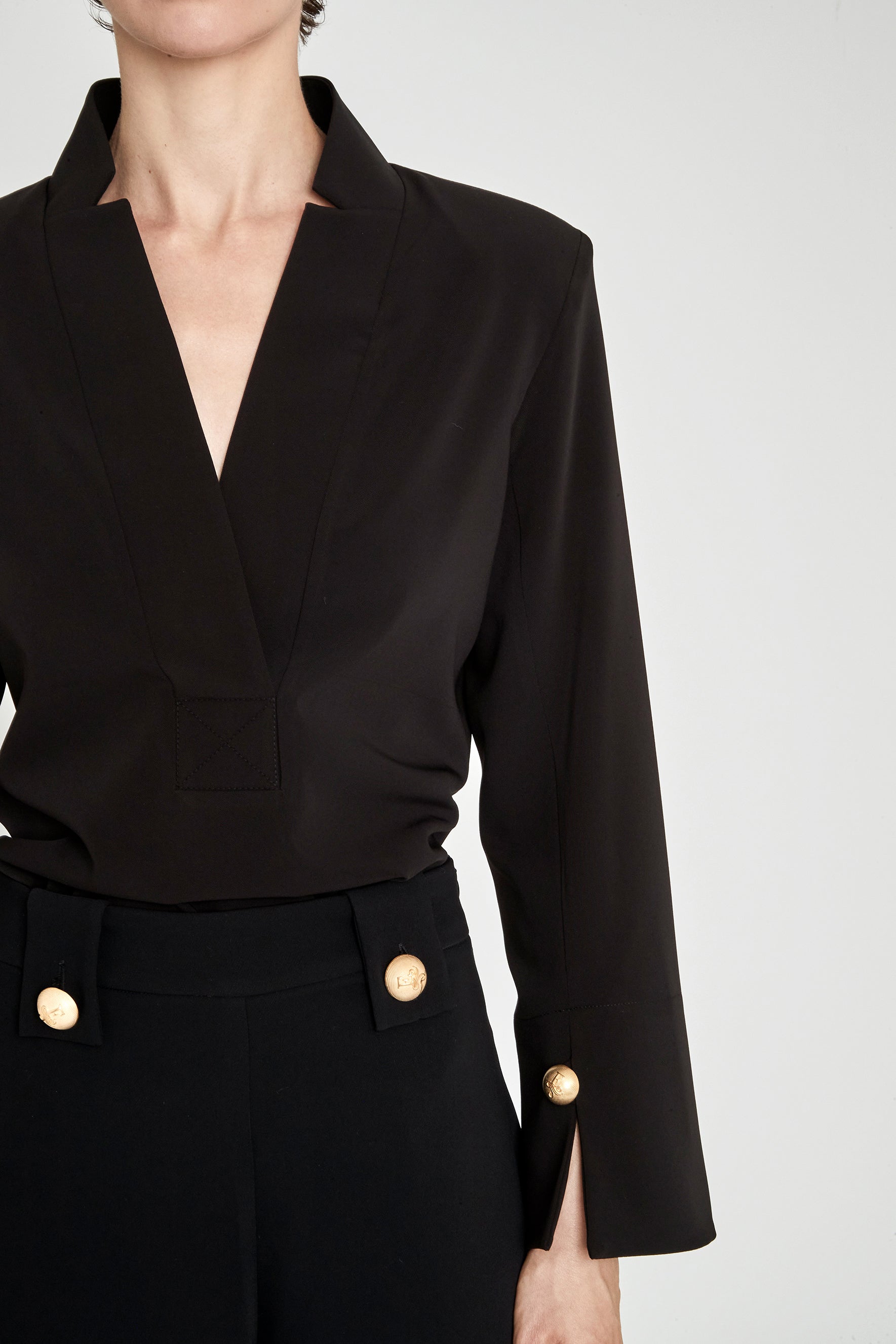 BLUSA MANGA LARGA AZABACHE CORNELIA