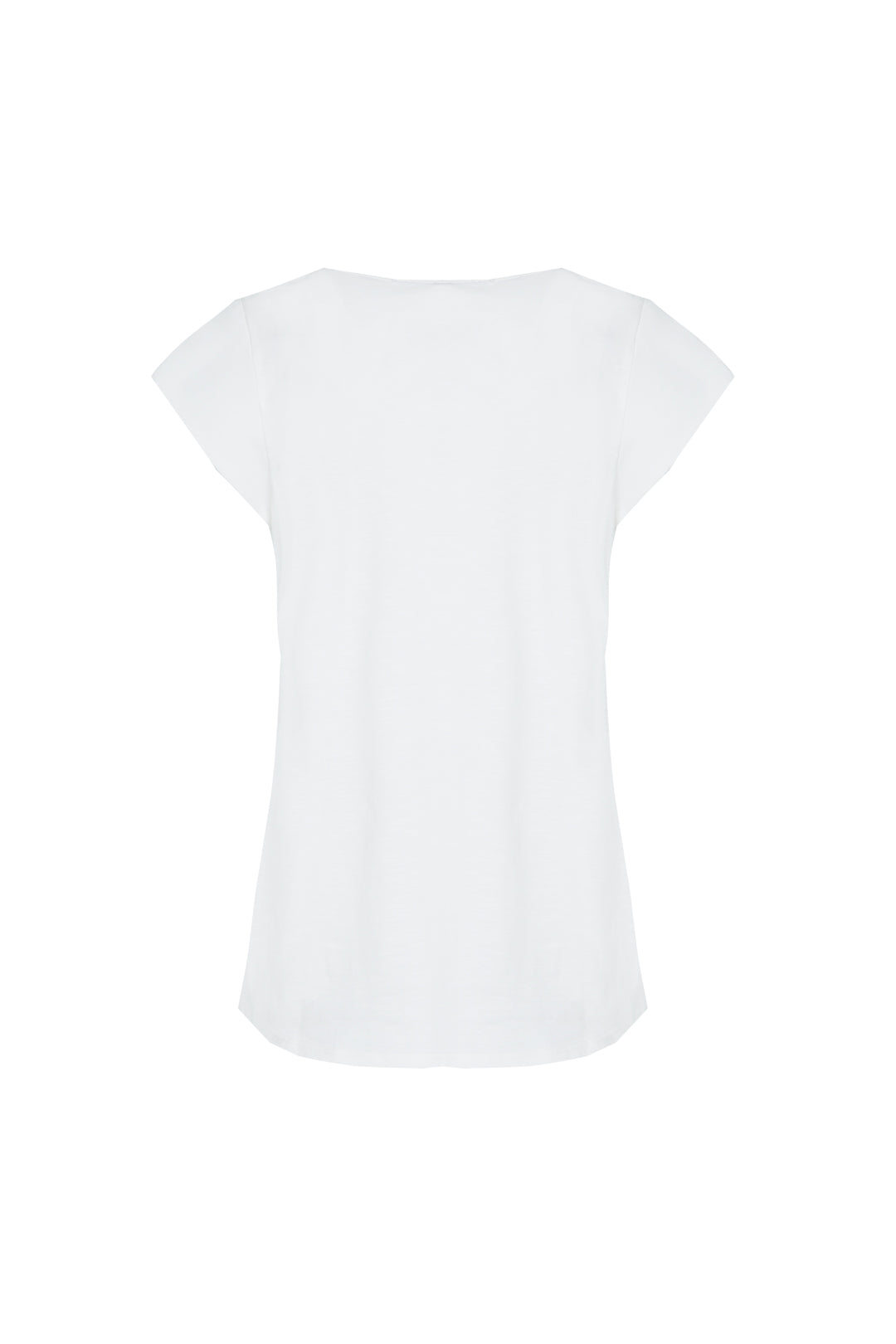 WHITE CAMELIA T-SHIRT