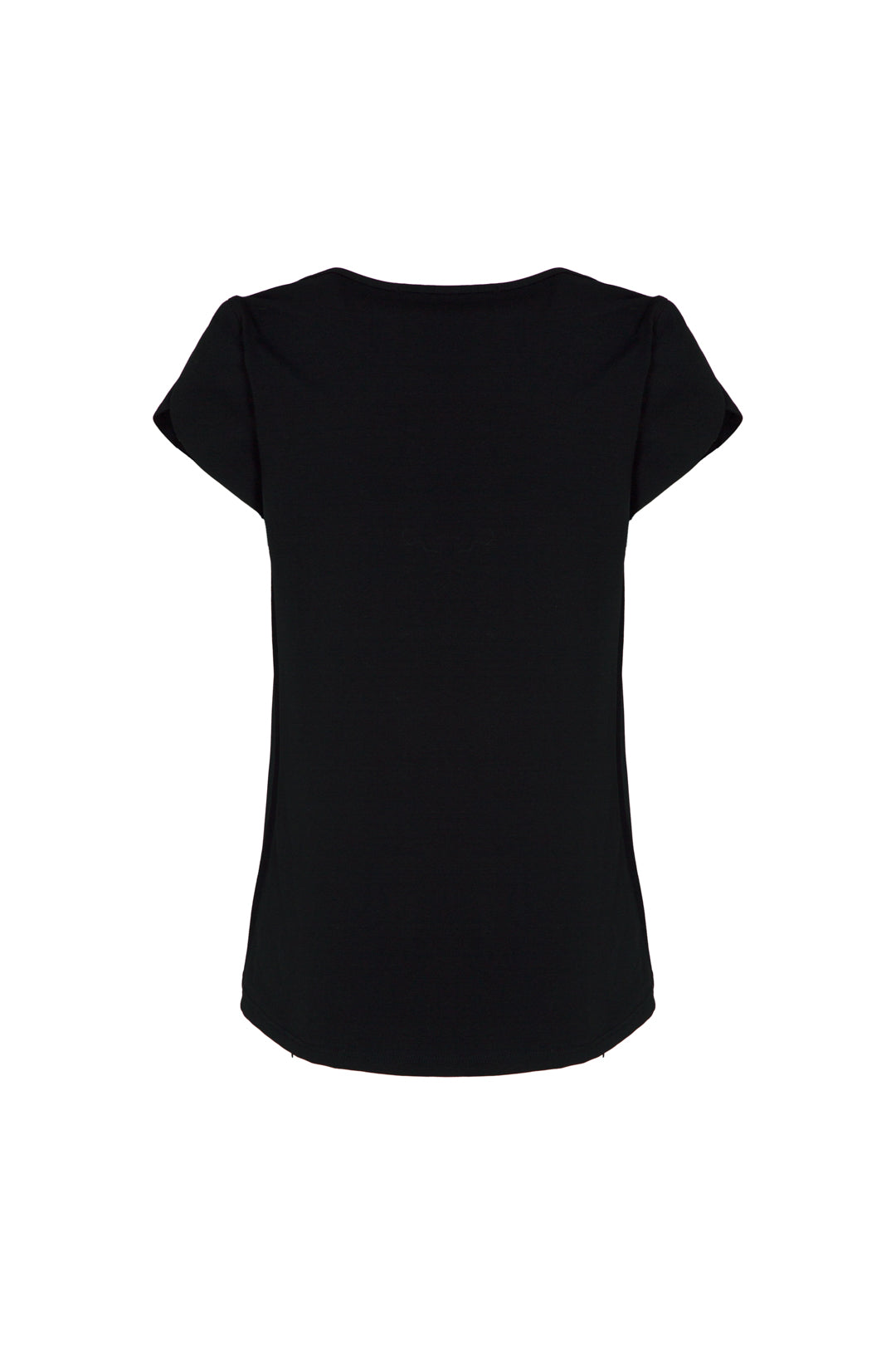 BLACK CAMELIA T-SHIRT