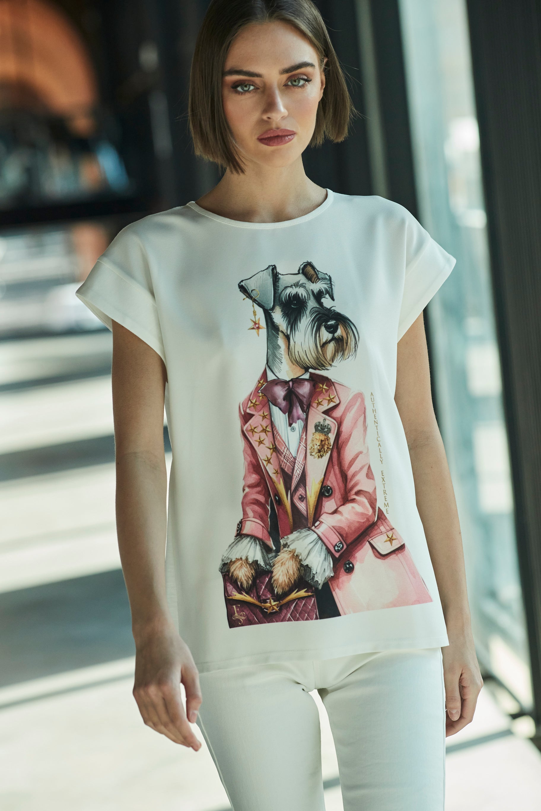 CAMISETA BLANCO SHNAUZER