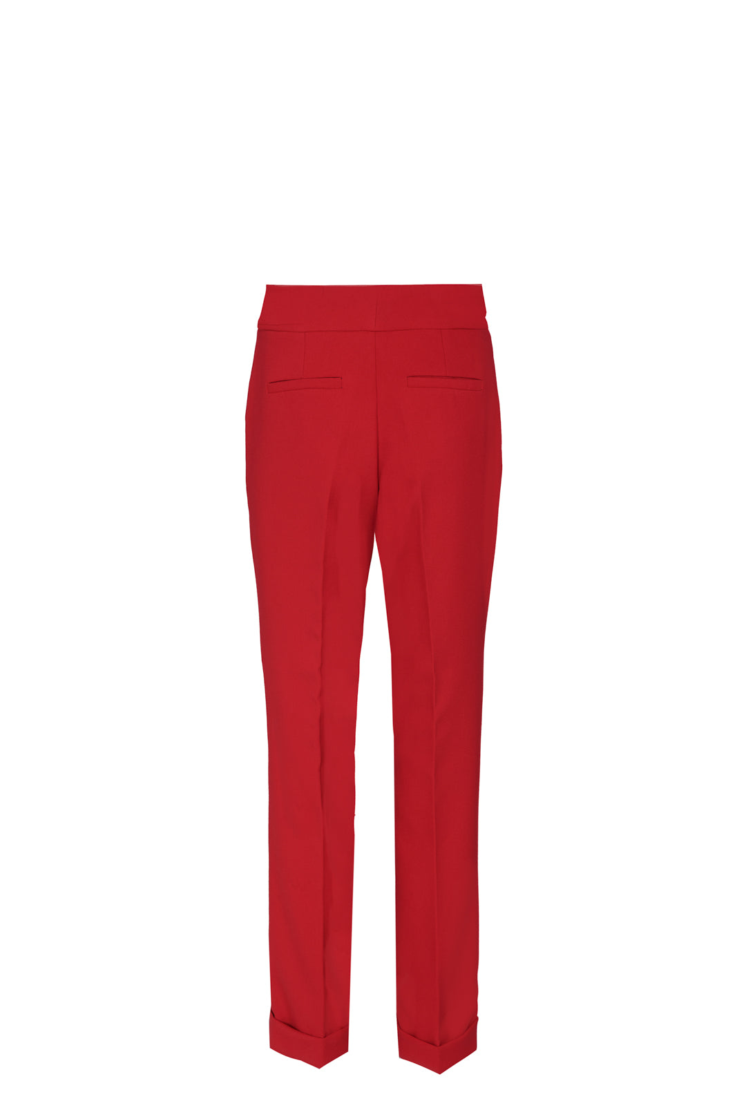 ATELIER 02 RED BUCKLE TROUSERS