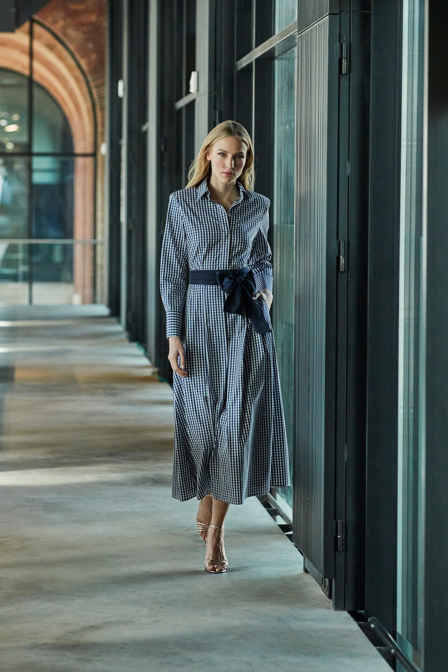 VESTIDO CAMISERO CUADROS VICHY CORNELIA