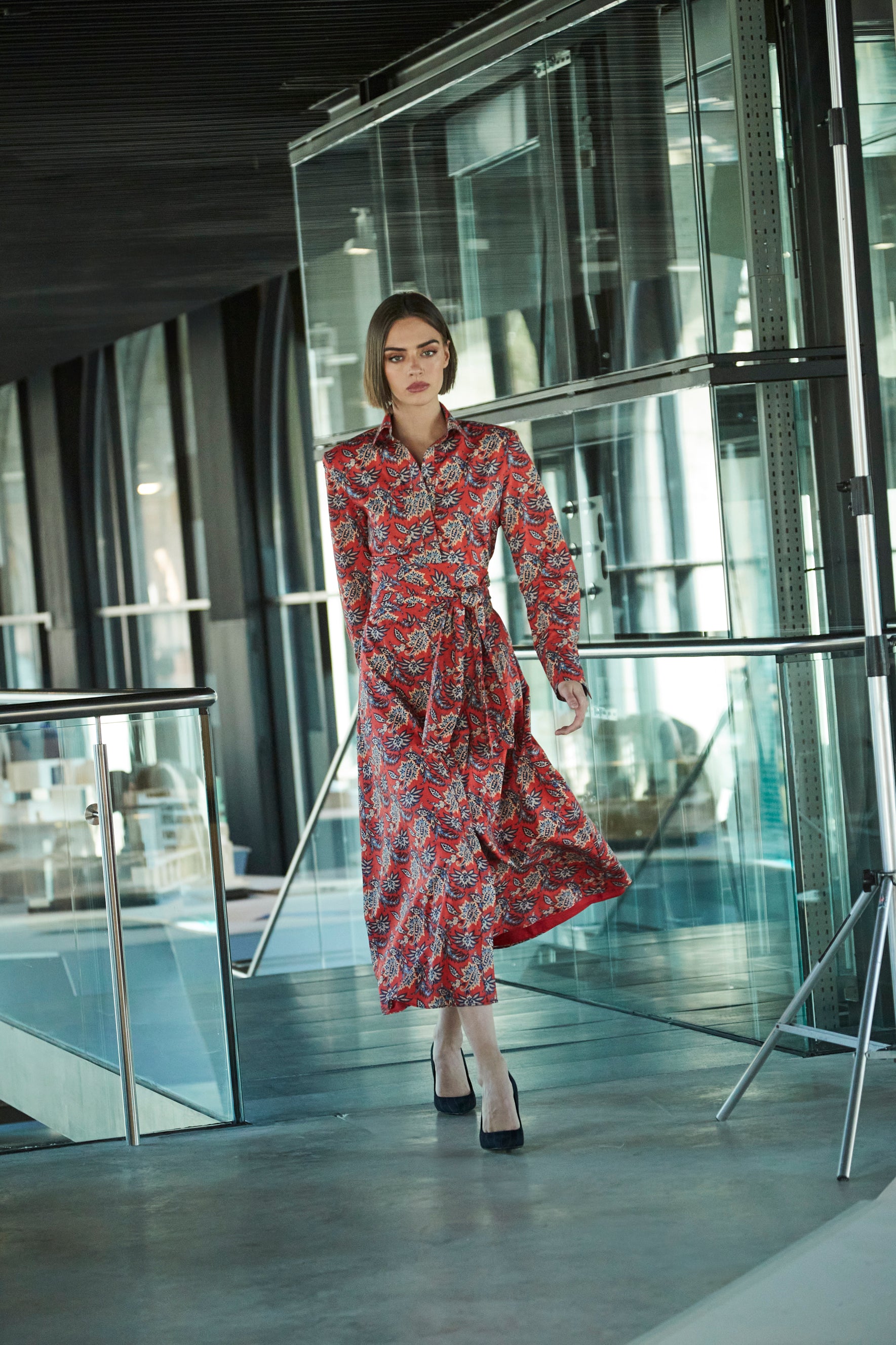 VESTIDO CORNELIA LIBERTY LONDON NARANJA