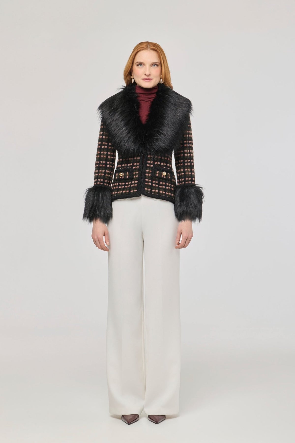 Angele Short Faux Fur Jacket - Limited Edition - THE EXTREME COLLECTION