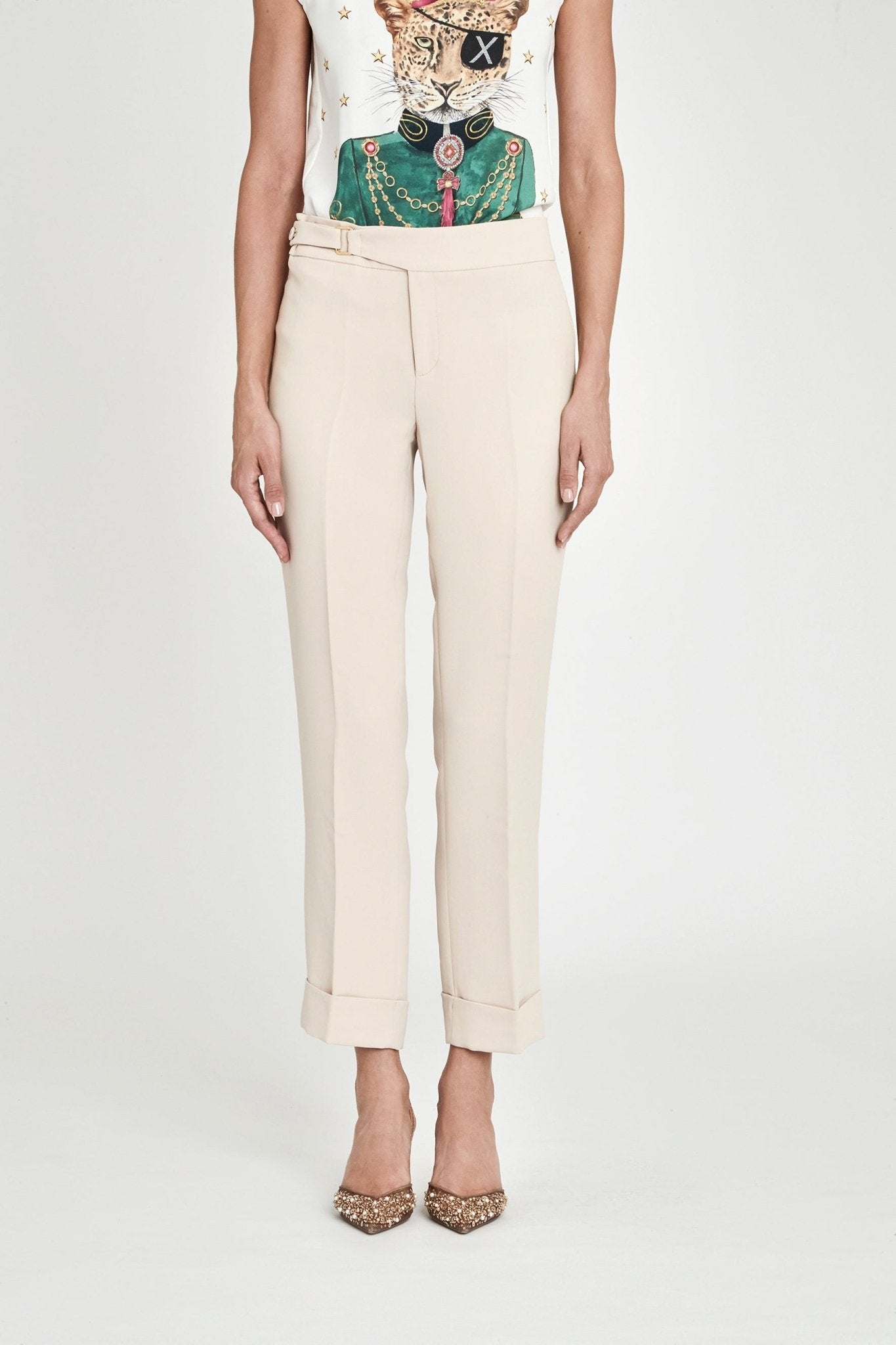 ATELIER NUDE BUCKLE TROUSERS - THE EXTREME COLLECTION