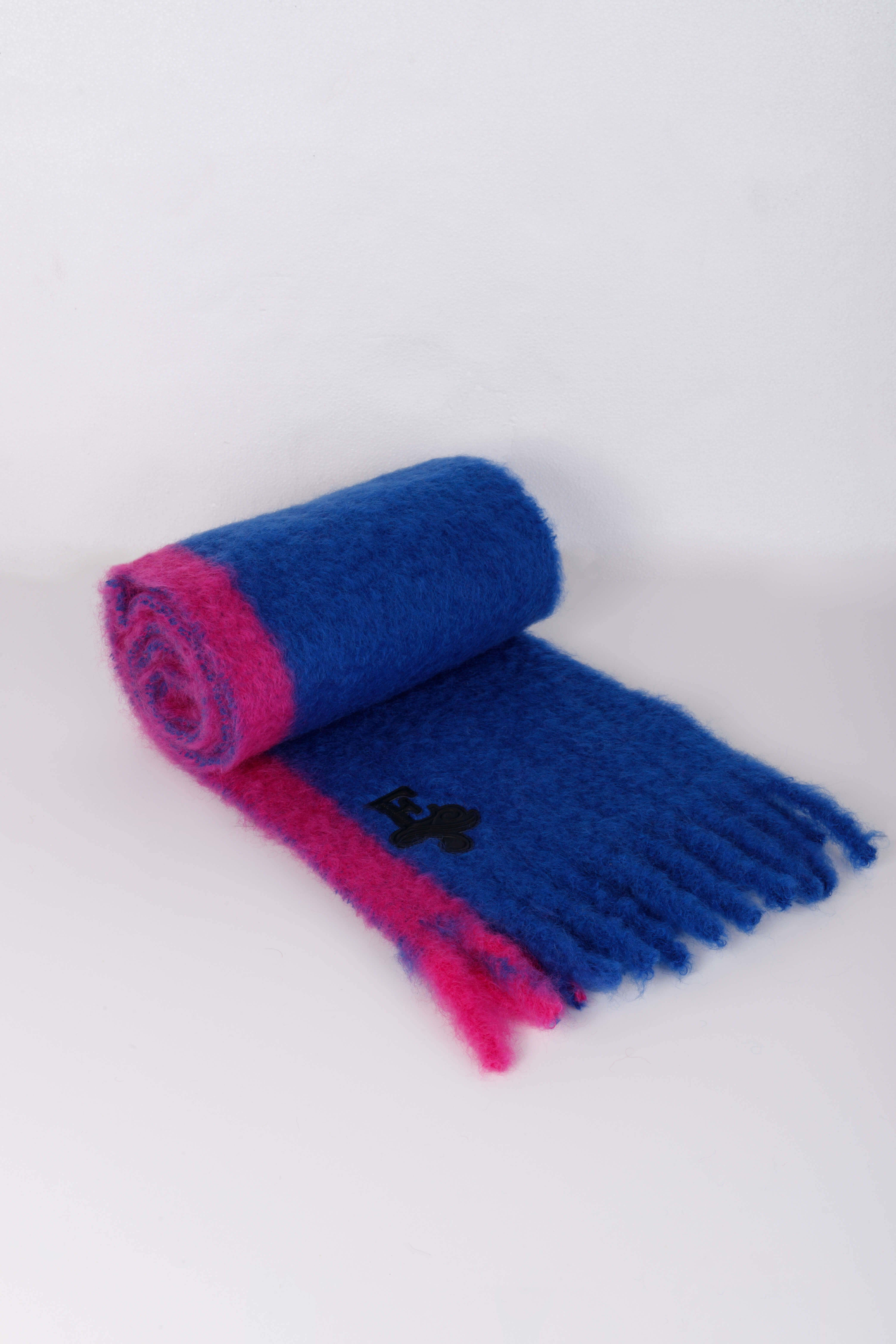 PAXTON TWO-TONE MOHAIR SCARF