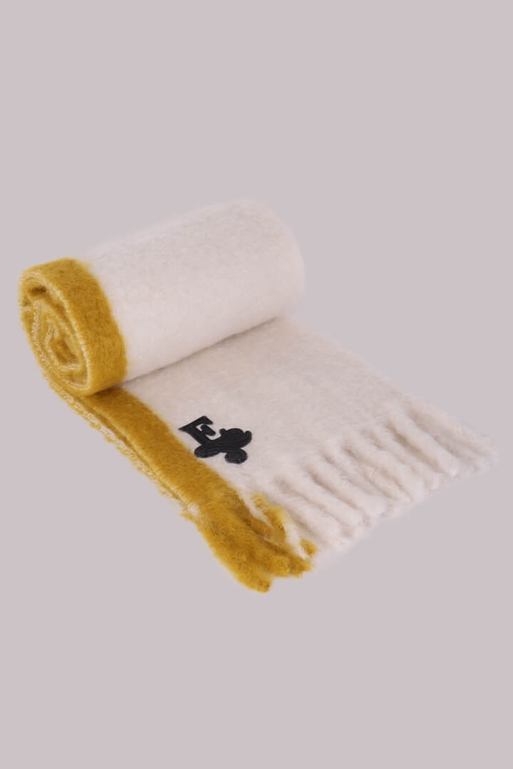 PAXTON TWO-TONE MOHAIR SCARF