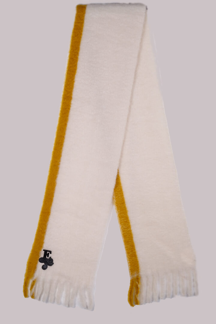 PAXTON TWO-TONE MOHAIR SCARF