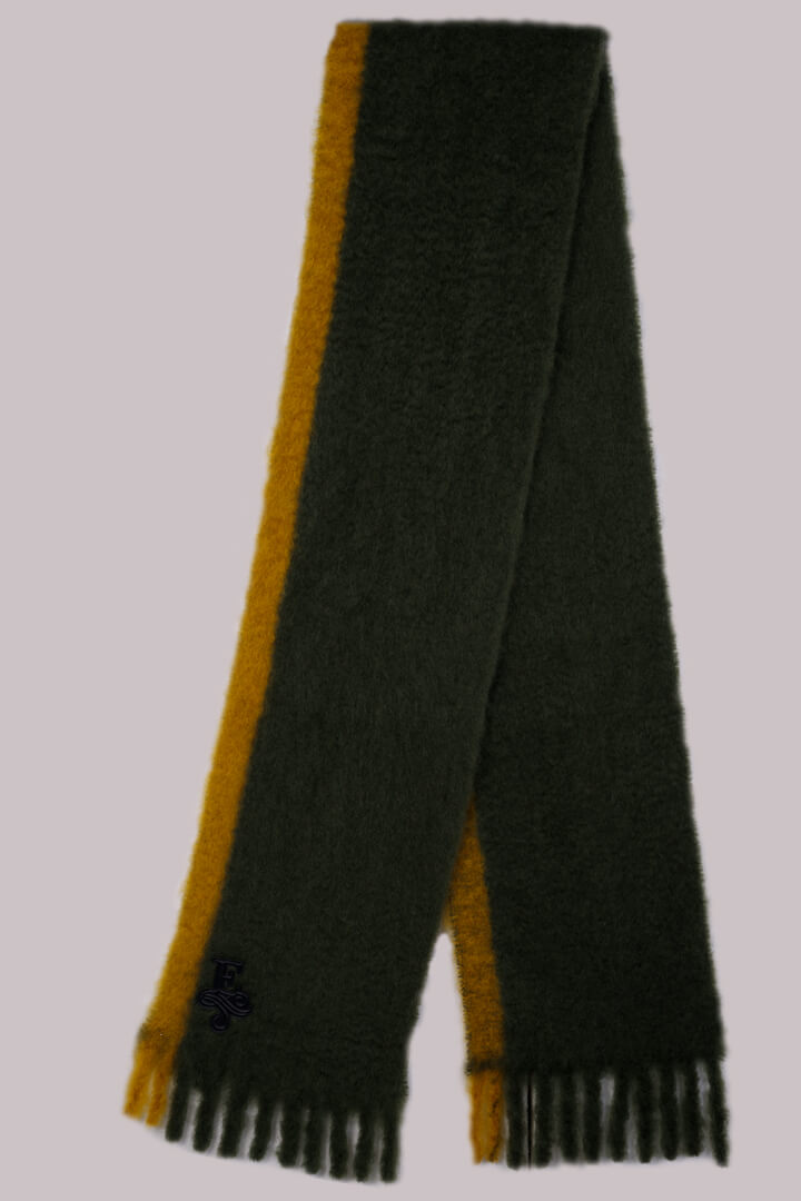 PAXTON TWO-TONE MOHAIR SCARF