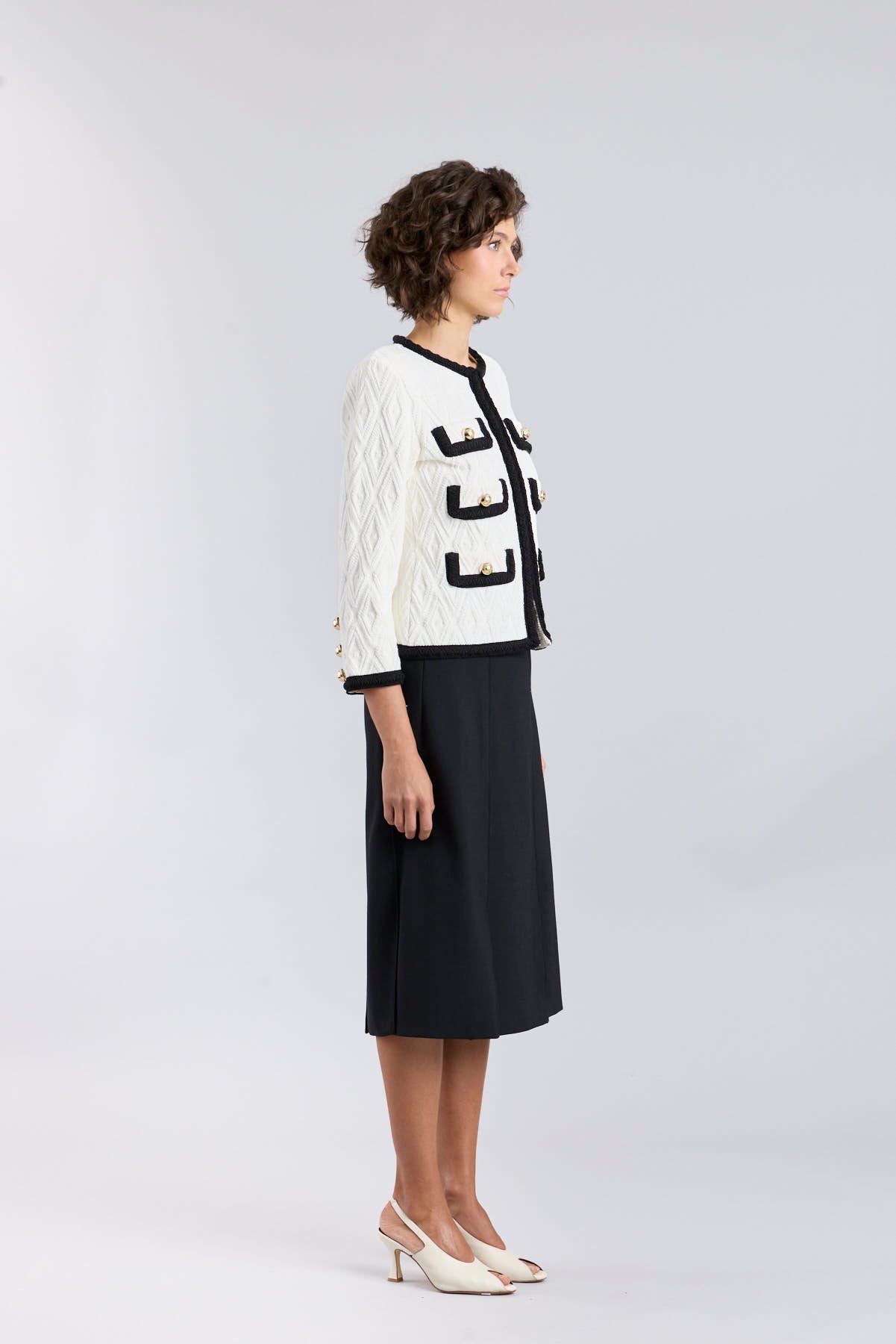Bianca Two - Tone Structured Jacket - Limited Edition - THE EXTREME COLLECTION