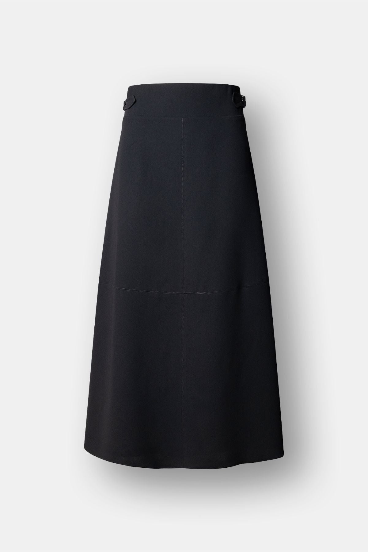 Black A - line Midi Skirt - Limited Edition - THE EXTREME COLLECTION