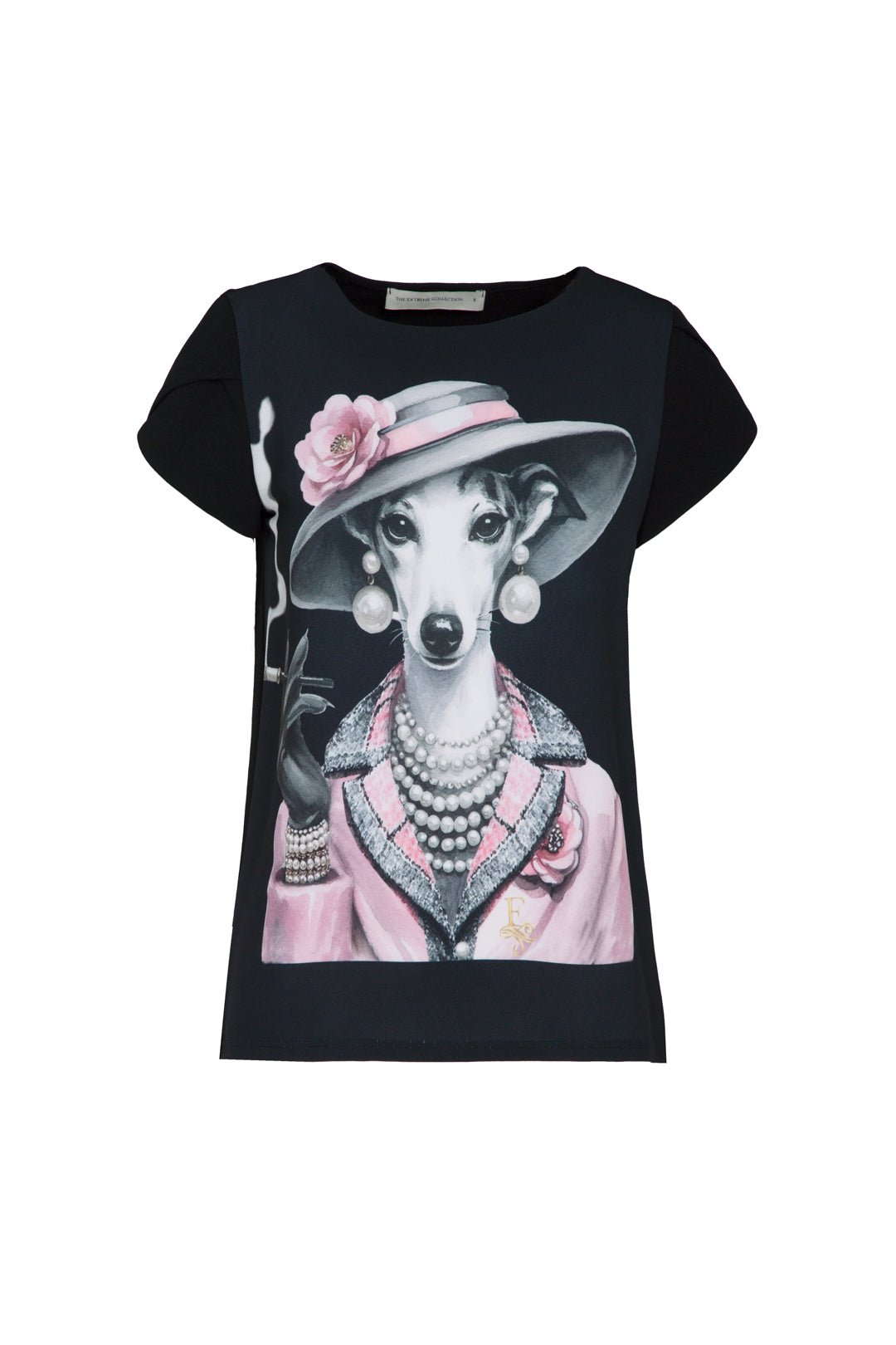 BLACK CAMELIA T - SHIRT - THE EXTREME COLLECTION