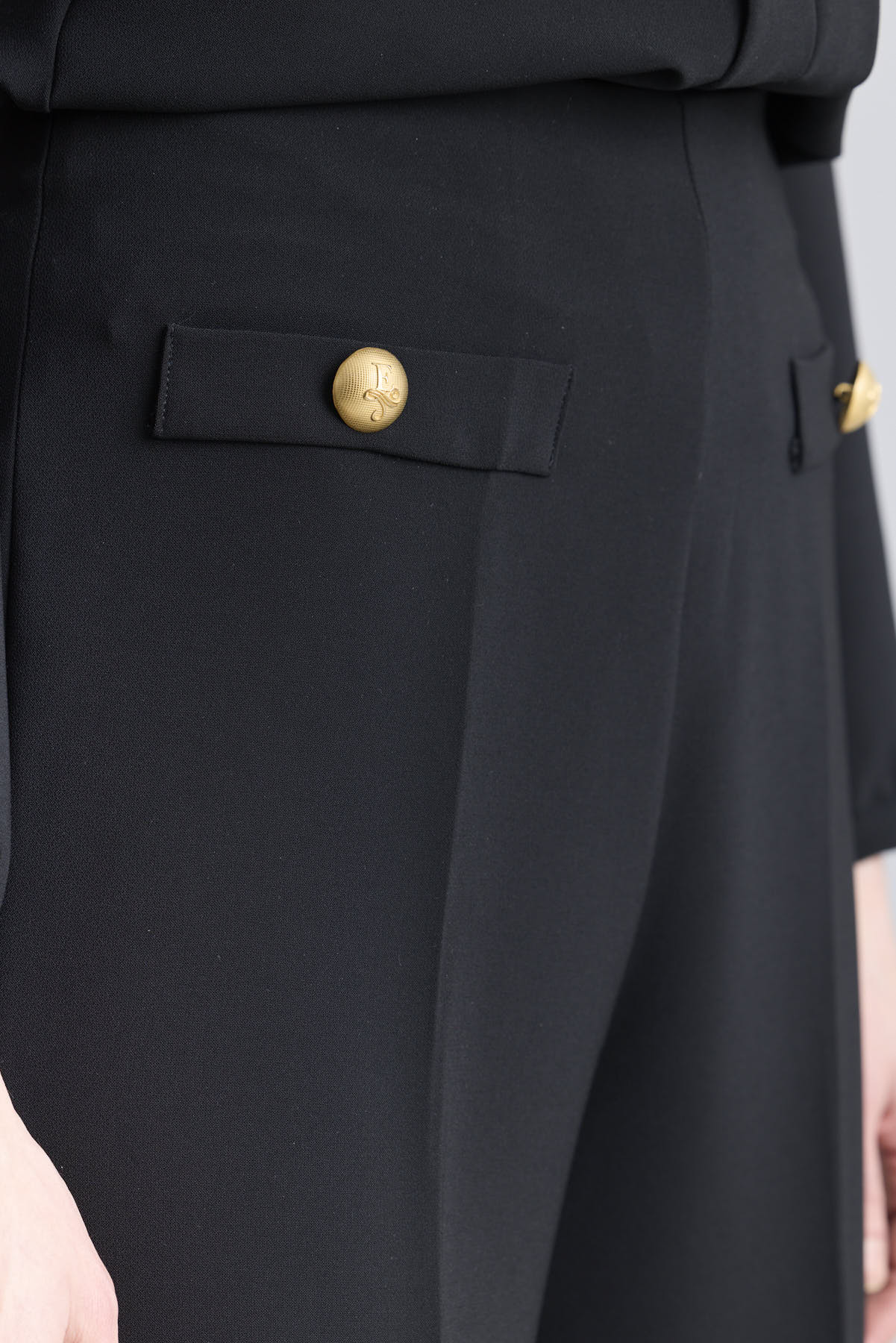 Black High - Waisted Palazzo Trousers - Limited Edition - THE EXTREME COLLECTION