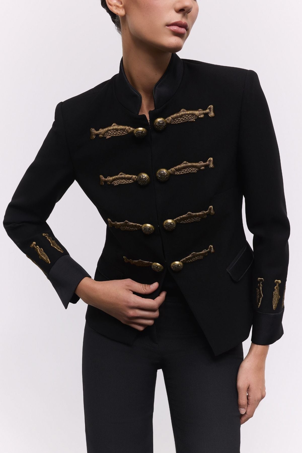 Black Military Blazer Nuvola - Limited Edition - THE EXTREME COLLECTION