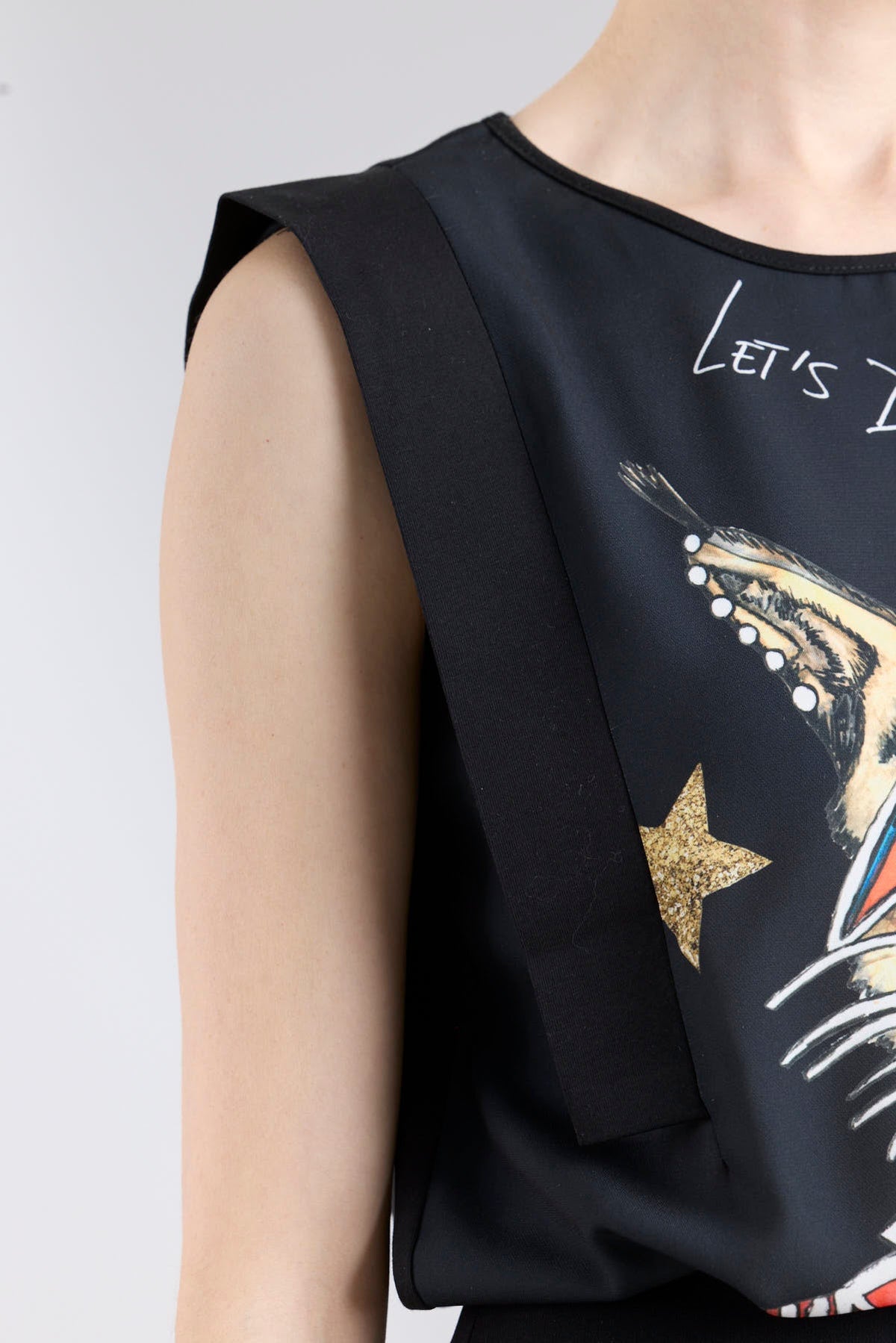Black Printed T-Shirt Let's Dance - Limited Edition - THE EXTREME COLLECTION