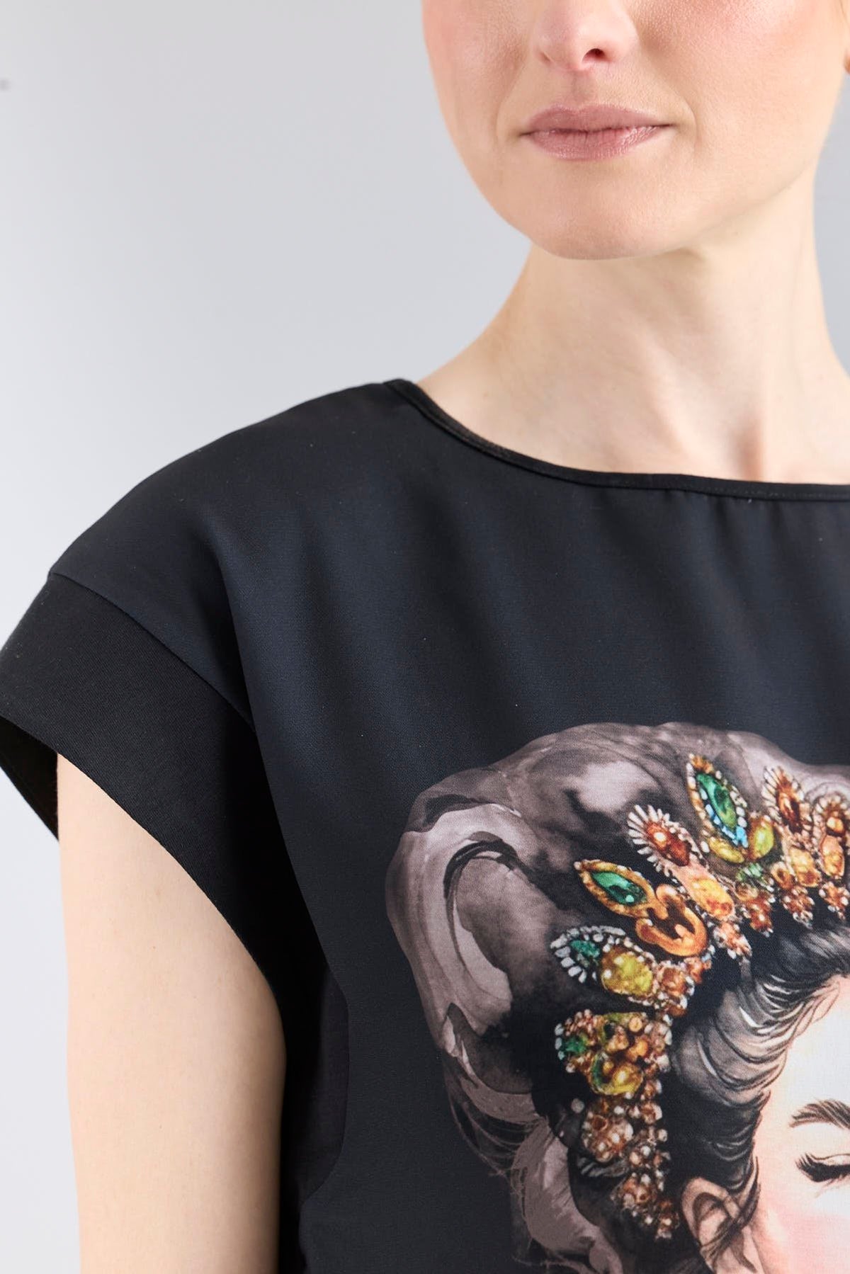 Black Printed T-Shirt Pink Balloon - Limited Edition - THE EXTREME COLLECTION