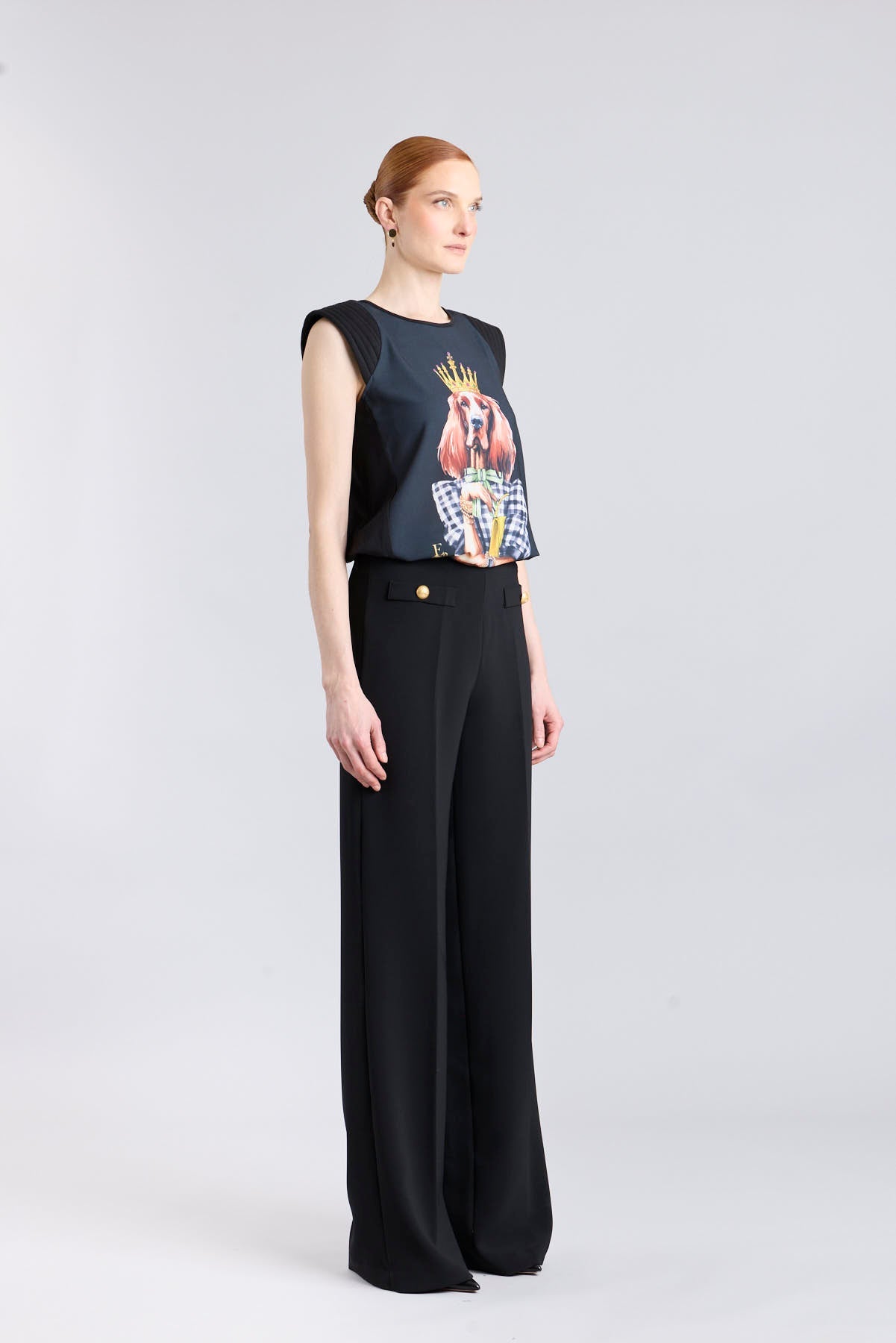 Black Setter Crown Print T-Shirt - Limited Edition - THE EXTREME COLLECTION