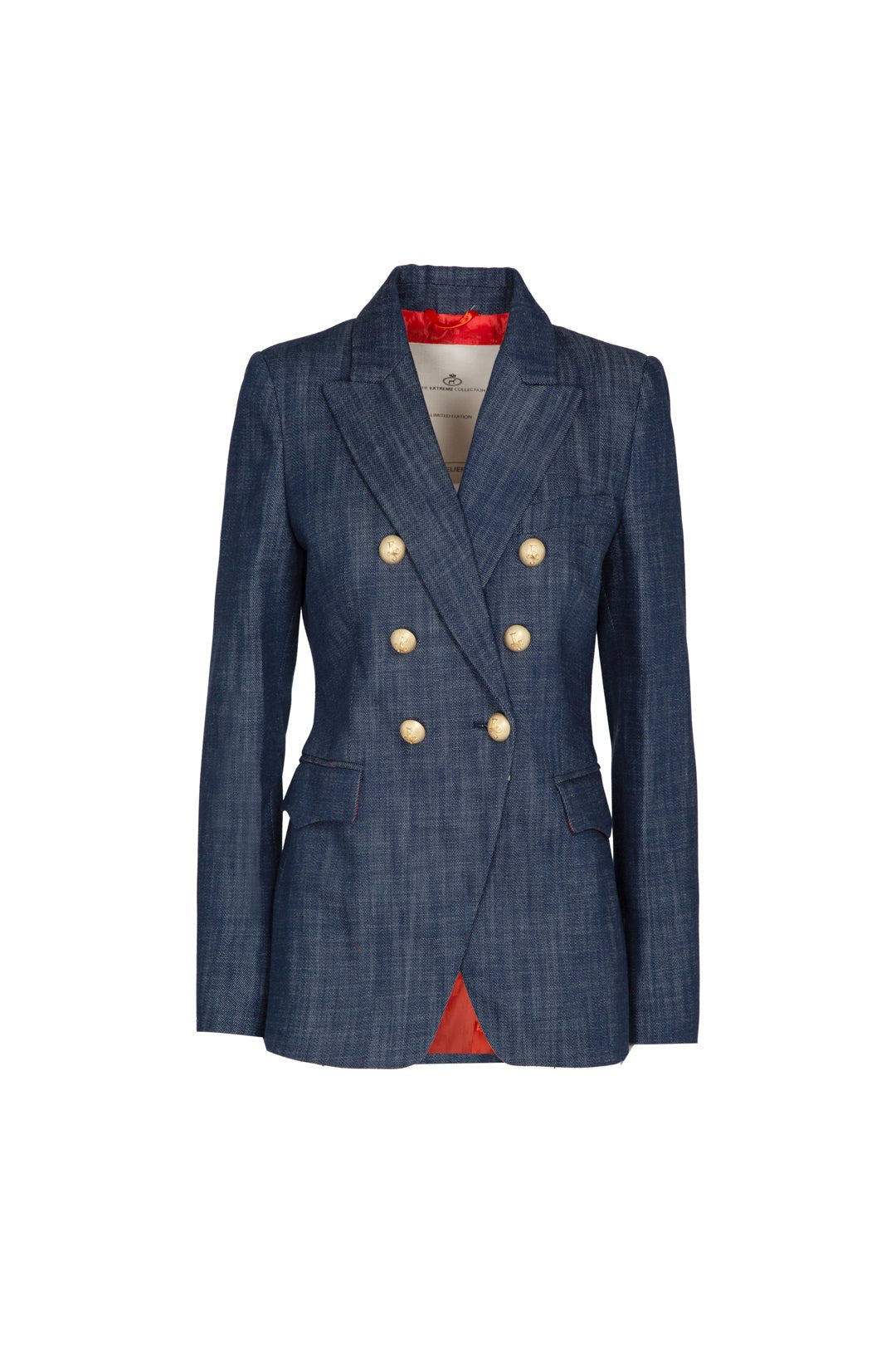 BLAZER DENIM CRUZADA PIETRO - THE EXTREME COLLECTION