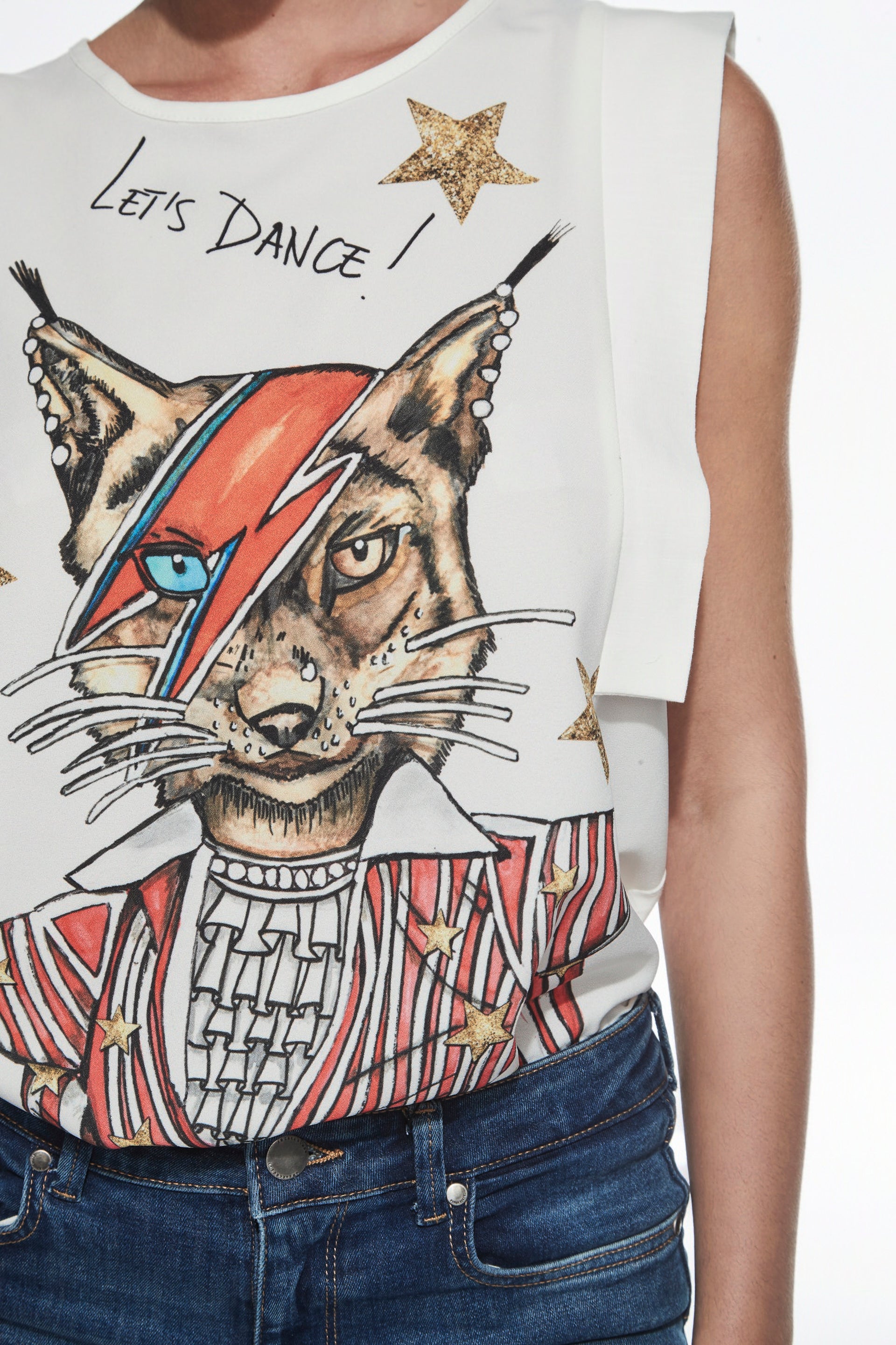 LET'S DANCE WHITE T-SHIRT