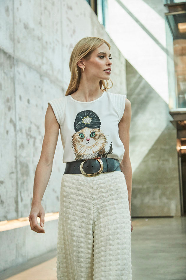 AUDREY WHITE T-SHIRT