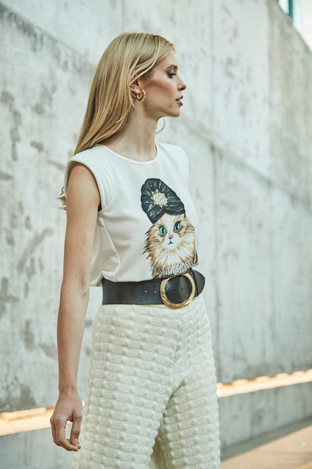 AUDREY WHITE T-SHIRT