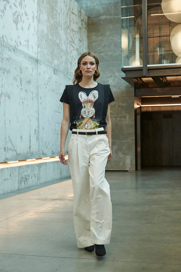 FABERGÉ BLACK T-SHIRT