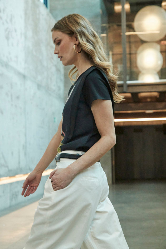 FABERGÉ BLACK T-SHIRT