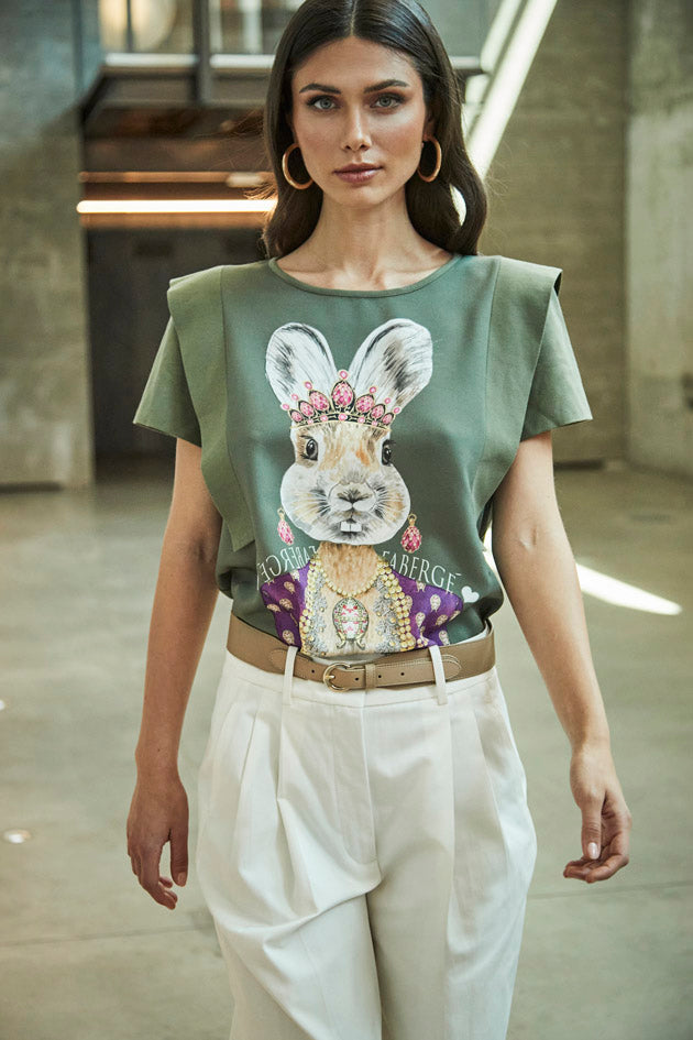 FABERGÉ GREEN T-SHIRT