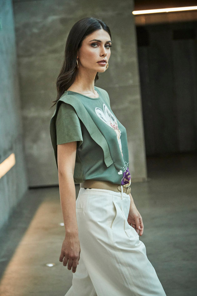 FABERGÉ GREEN T-SHIRT