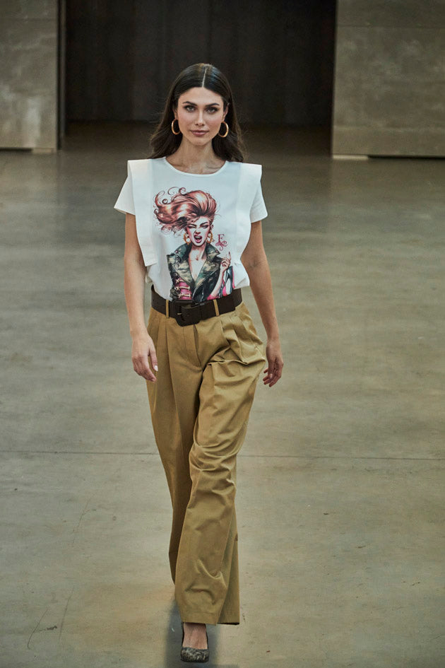 STILETTO WHITE T-SHIRT